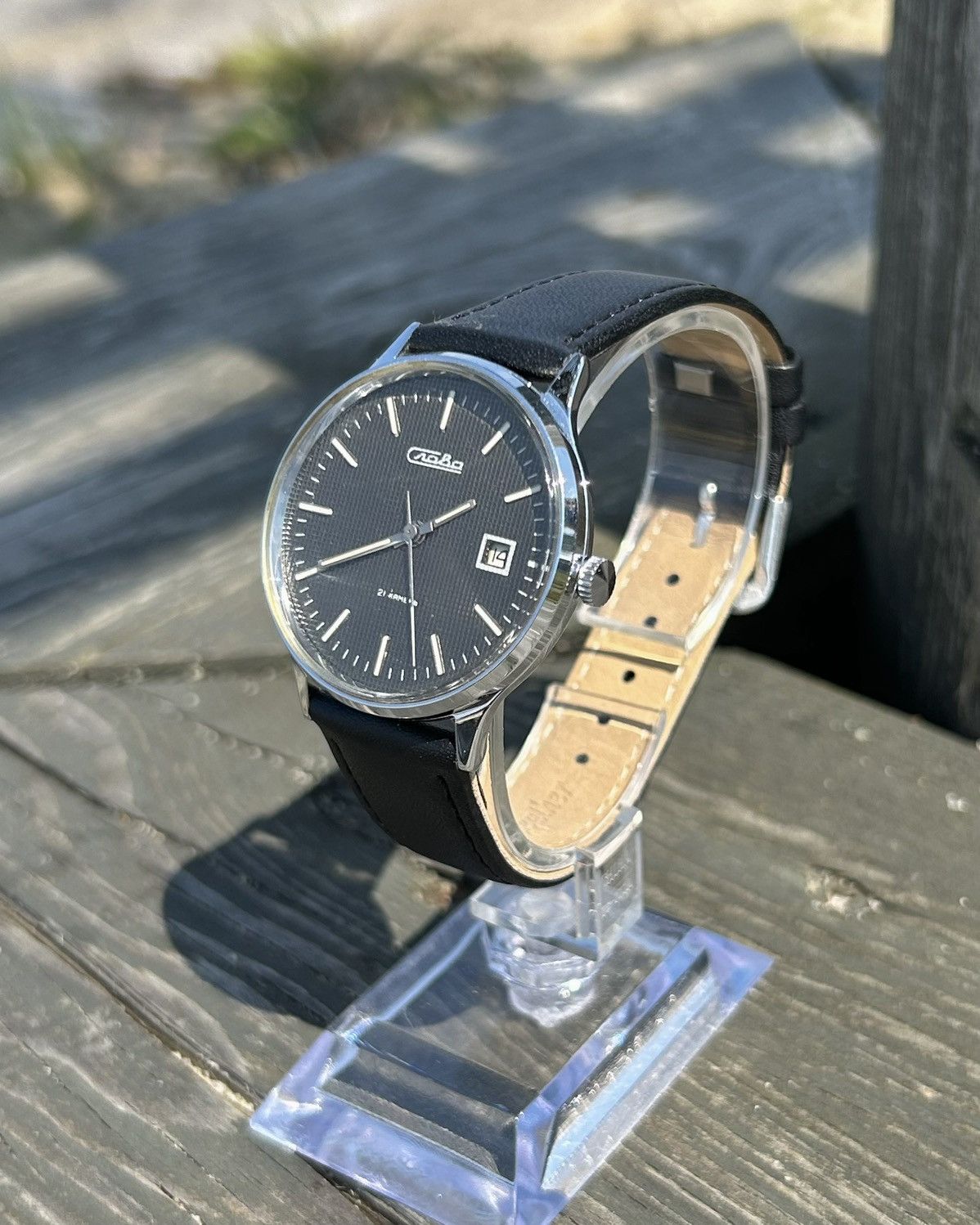 Other Vintage Soviet Watch Slava USSR Mechanical 1980s Perfect Size ONE SIZE - 4 Thumbnail