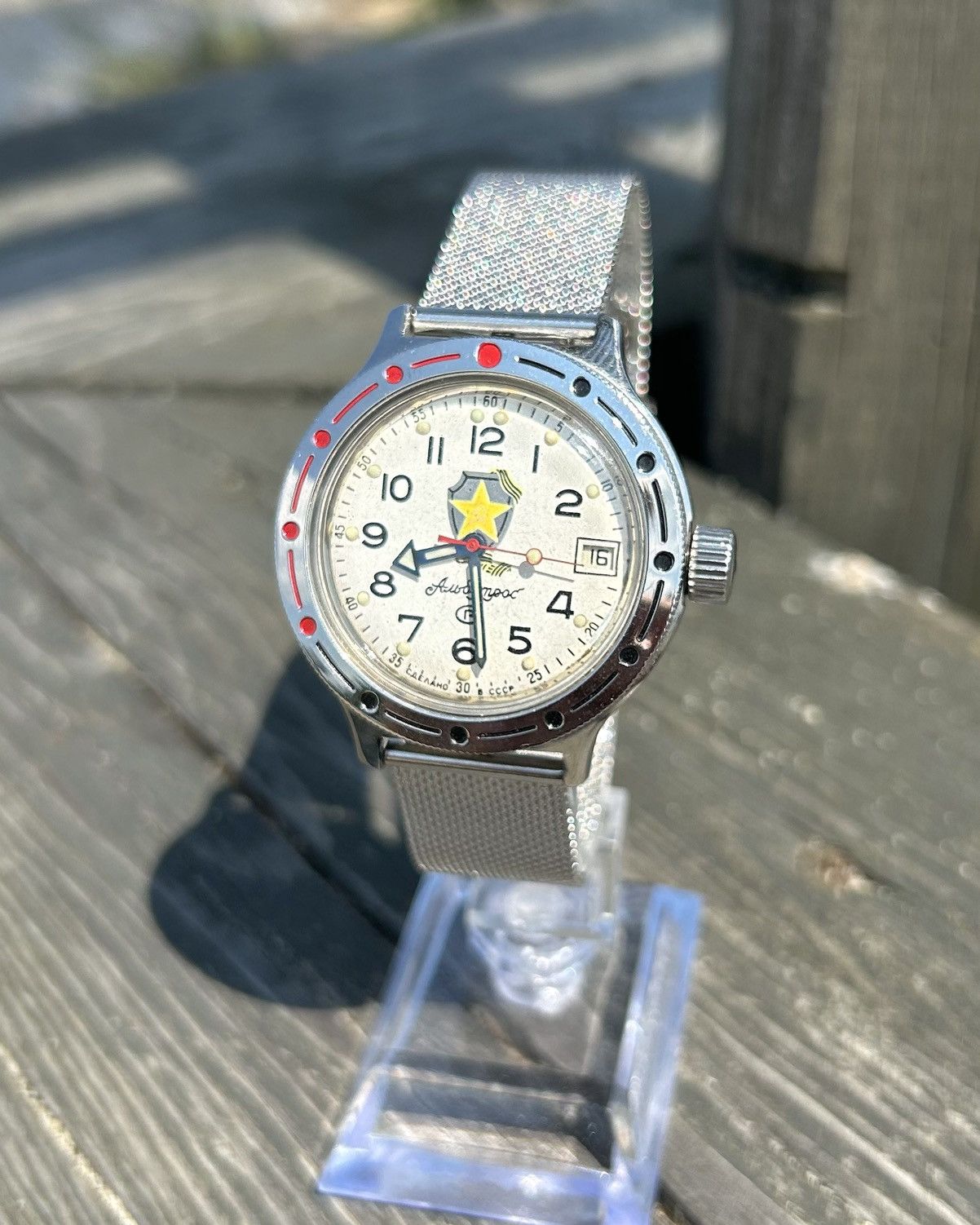 image of Vintage Watch Vostok Komandirskie Ussr Mechanical 1980S, Men's