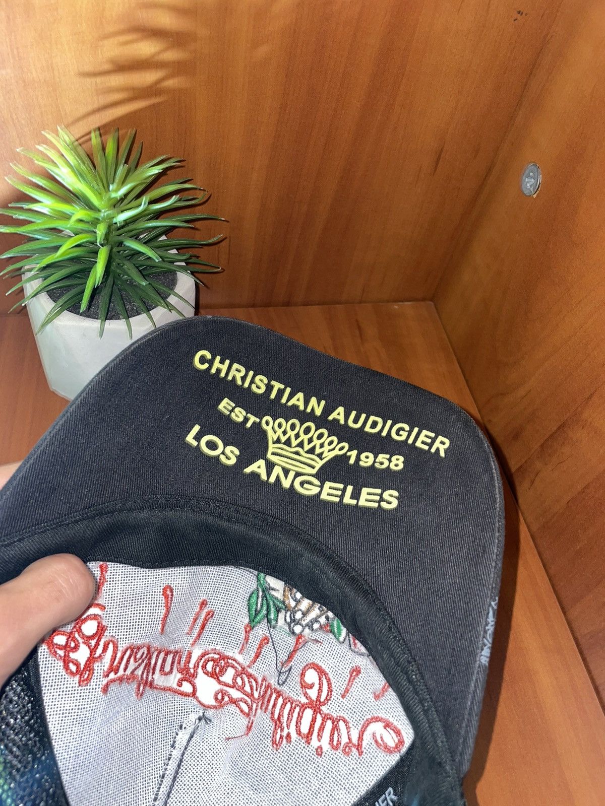 Ed Hardy × Japanese Brand Ed Hardy by Christian Audiger vintage Japanese cap Size ONE SIZE - 2 Thumbnail