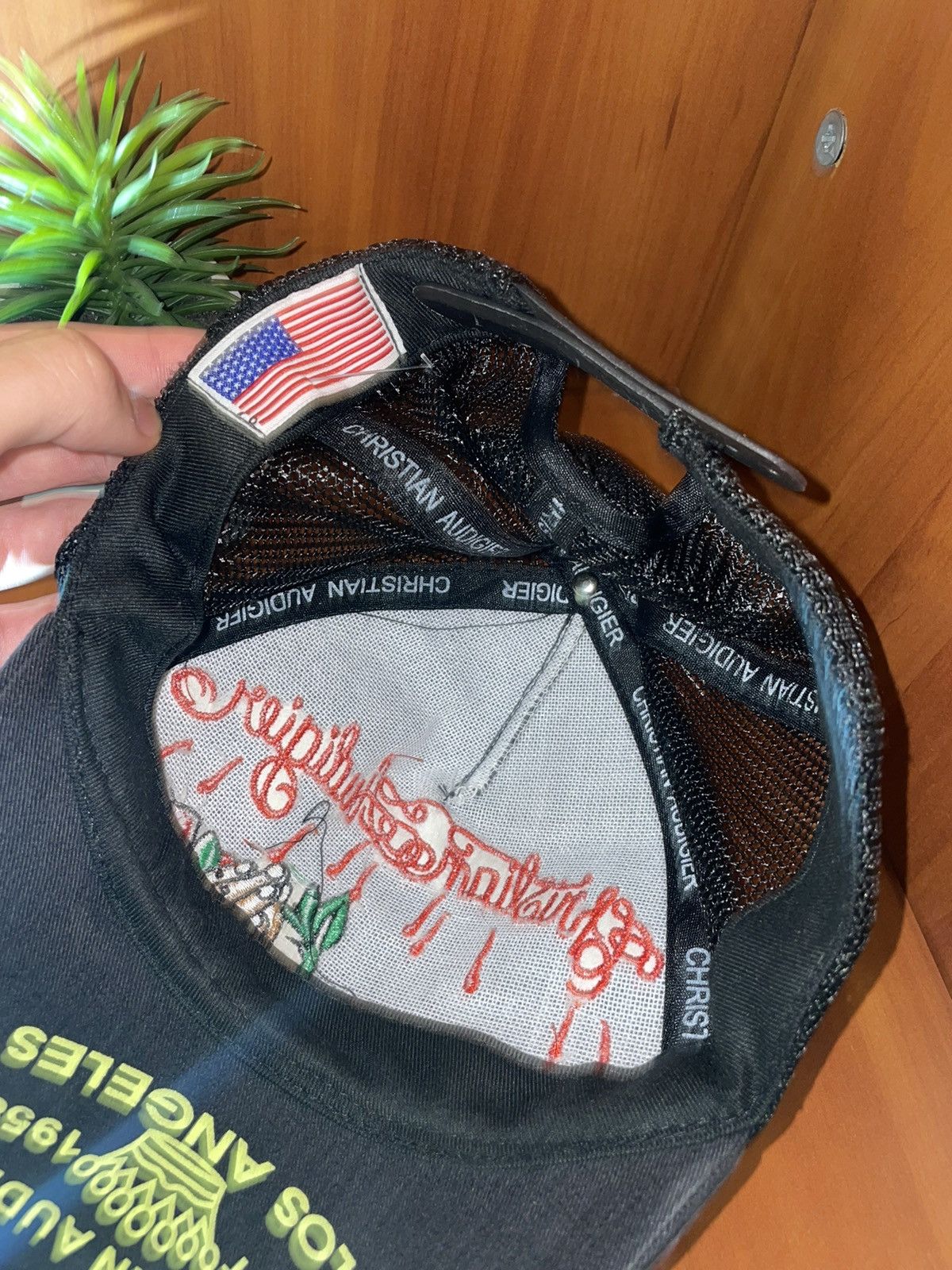 Ed Hardy × Japanese Brand Ed Hardy by Christian Audiger vintage Japanese cap Size ONE SIZE - 6 Thumbnail