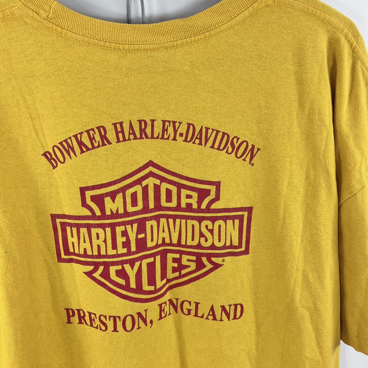 Harley Davidson Harley Davidson 2016 H-D Big Logo T-Shirt Yellow Size XL/XXL Size US XXL / EU 58 / 5 - 7 Thumbnail