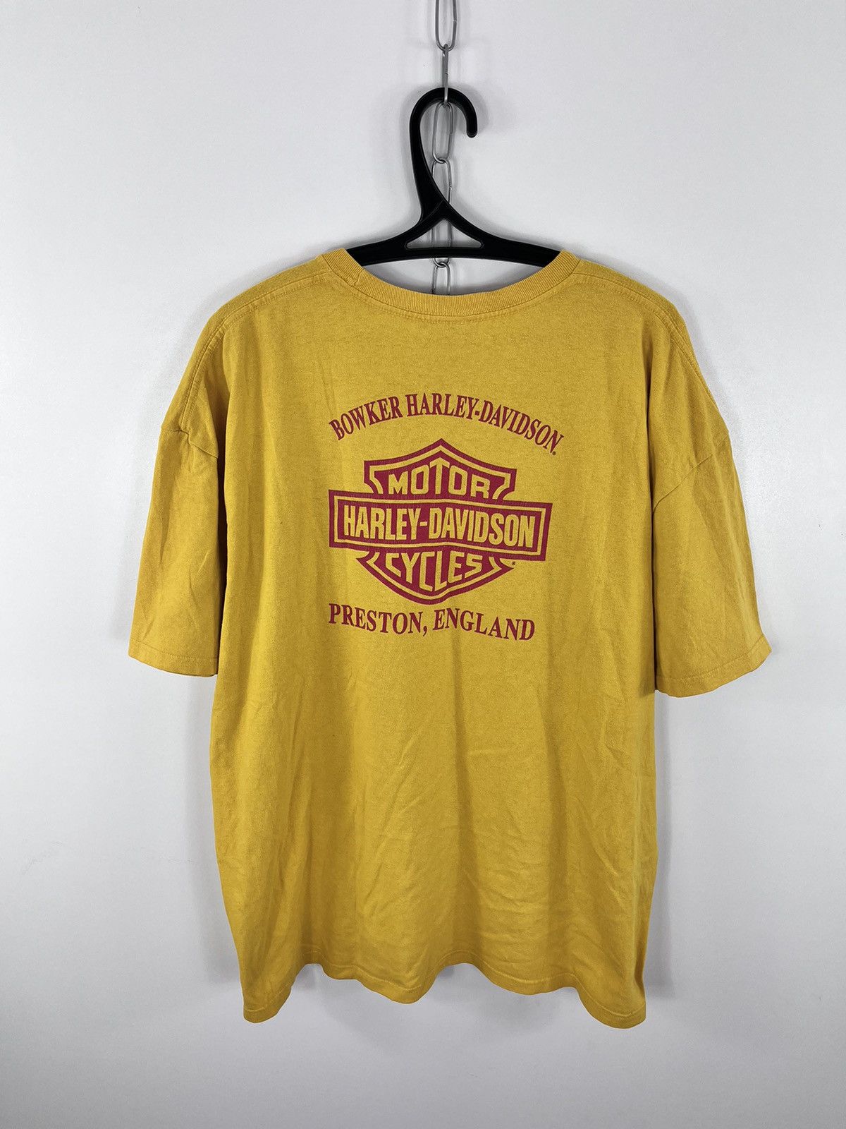 Harley Davidson Harley Davidson 2016 H-D Big Logo T-Shirt Yellow Size XL/XXL Size US XXL / EU 58 / 5 - 6 Thumbnail