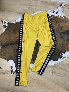 Vintage Kappa VTG 2000s Side Tape Logo Track Pants Sweatpants Y2K