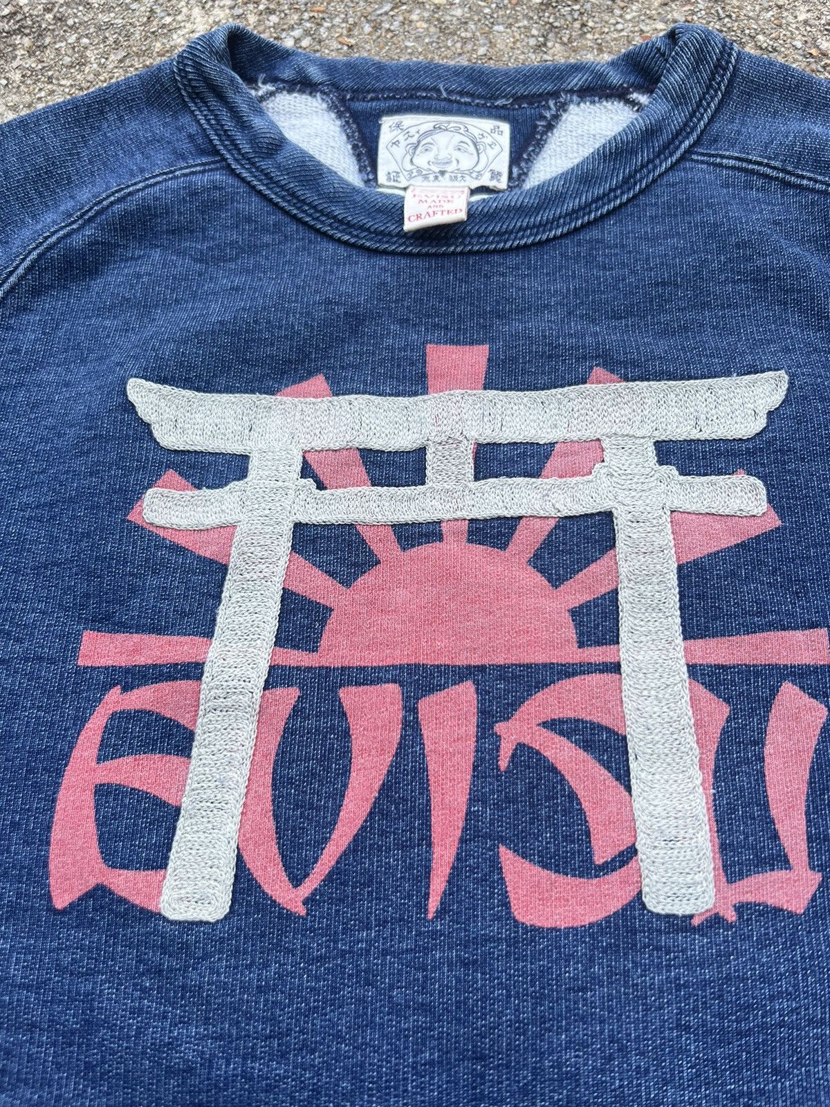 Evisu Evisu Big Logo Spell Out Embroidered Sweatshirt Size US M / EU 48-50 / 2 - 3 Thumbnail