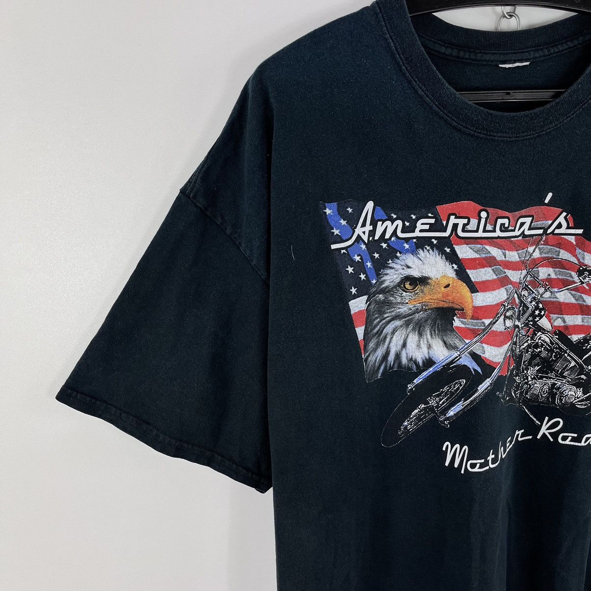 Route 66 × Vintage Vintage Route66 Mather Road Big Logo T Shirt Black Size L Size US L / EU 52-54 / 3 - 2 Thumbnail