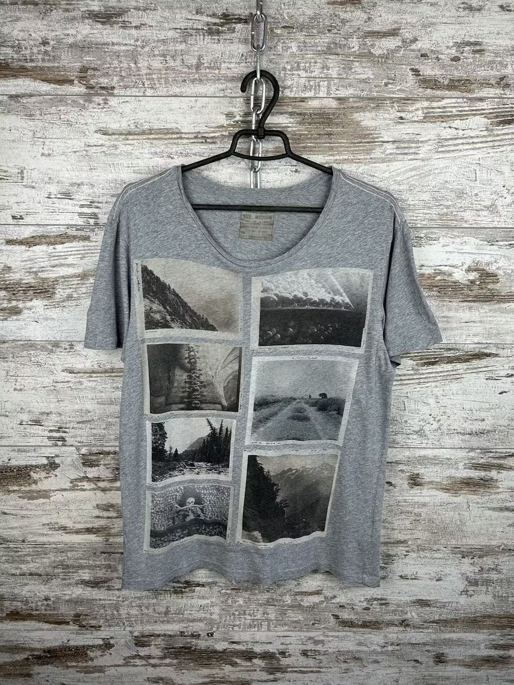 Allsaints Mens AllSaints Overprint T Shirt luxury tee streetwear y2k Size US M / EU 48-50 / 2 - 3 Thumbnail