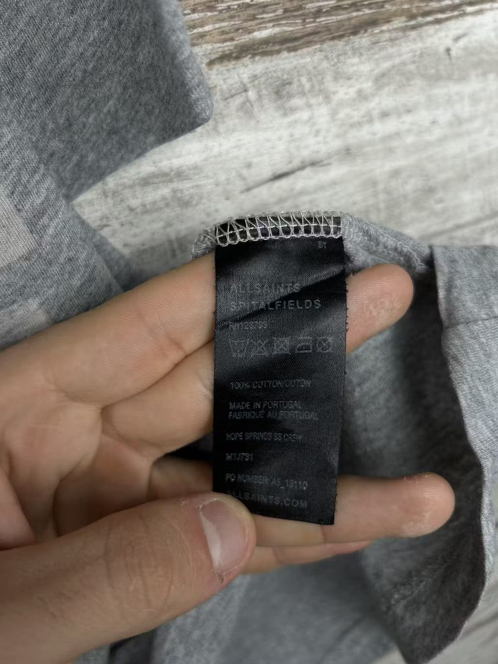 Allsaints Mens AllSaints Overprint T Shirt luxury tee streetwear y2k Size US M / EU 48-50 / 2 - 8 Thumbnail