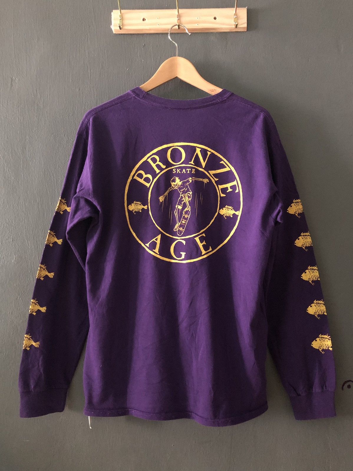 Vintage × Welcome Skateboards VINTAGE BRONZE AGE SKATEBOARDING LONG SLEEVE SHIRT BIG LOGO Size US M / EU 48-50 / 2 - 1 Thumbnail