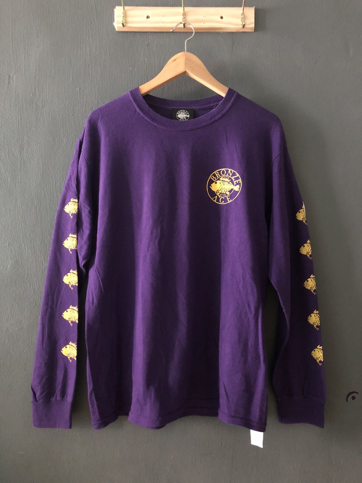 Vintage × Welcome Skateboards VINTAGE BRONZE AGE SKATEBOARDING LONG SLEEVE SHIRT BIG LOGO Size US M / EU 48-50 / 2 - 4 Thumbnail