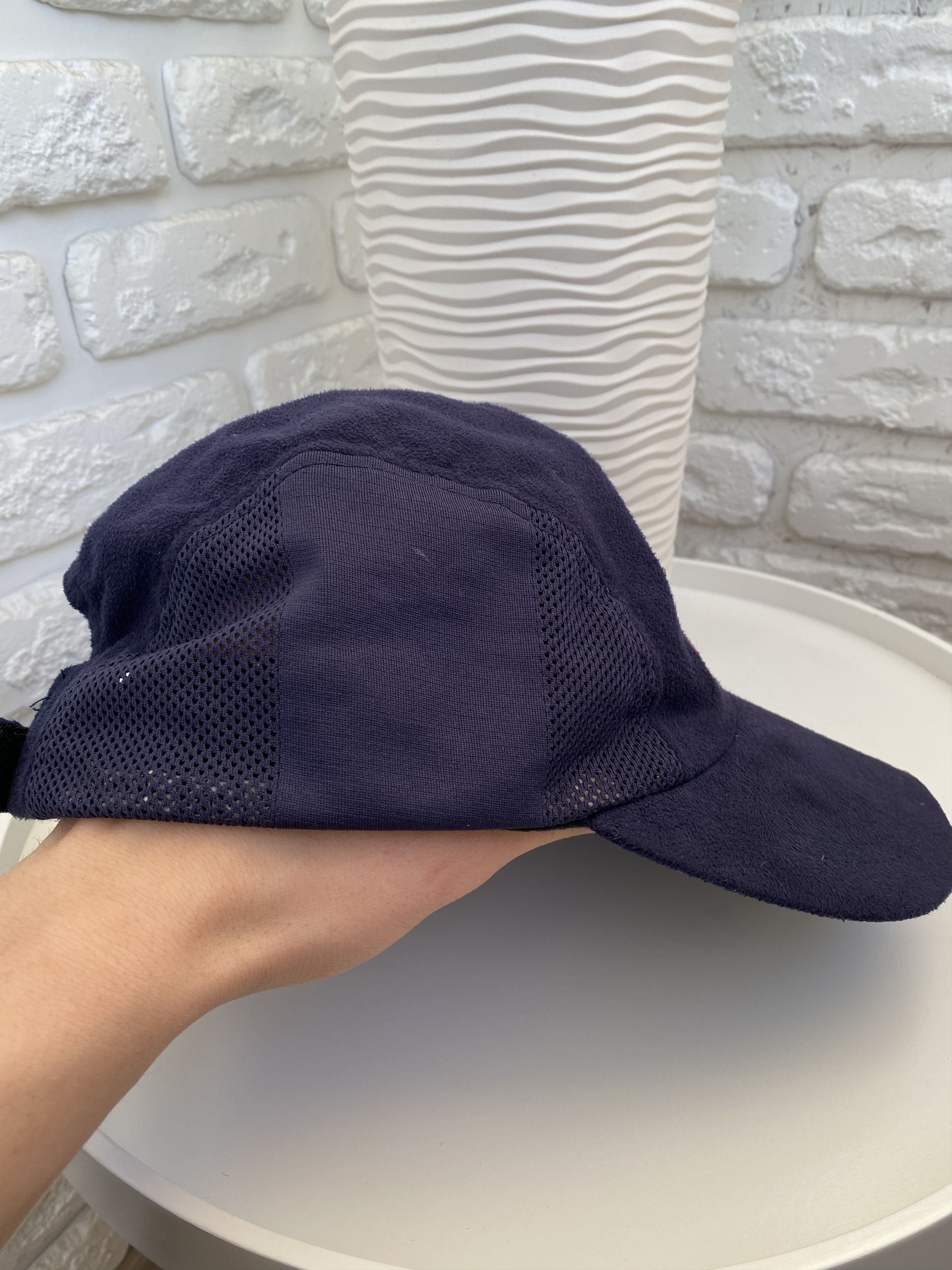 Reebok × Vintage Reebok Velour Big Logo Cap Hat Size ONE SIZE - 3 Thumbnail