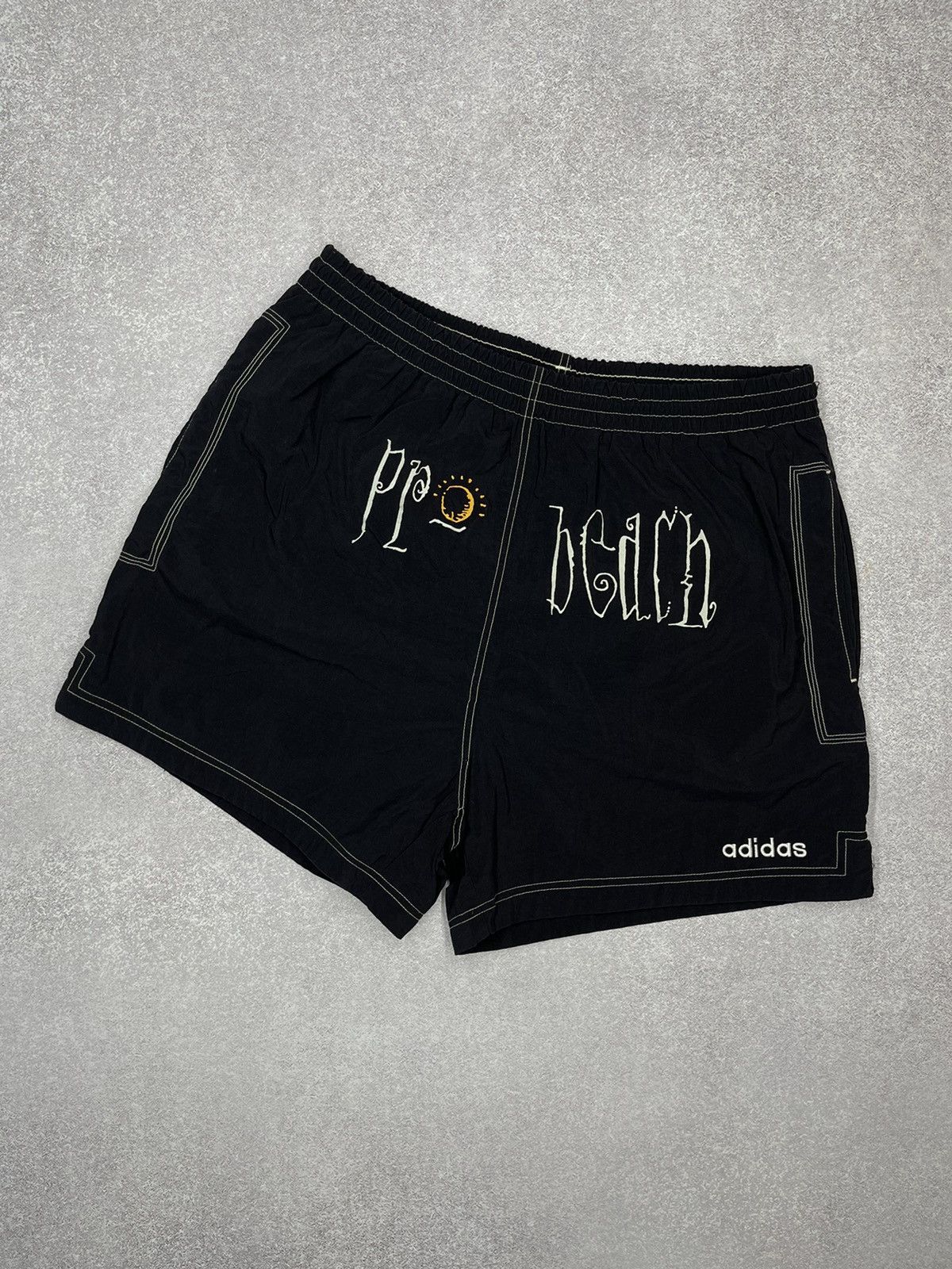 Adidas Adidas Vintage Pro Beach Volleyball Shorts size M Size US 32 / EU 48 - 1 Thumbnail