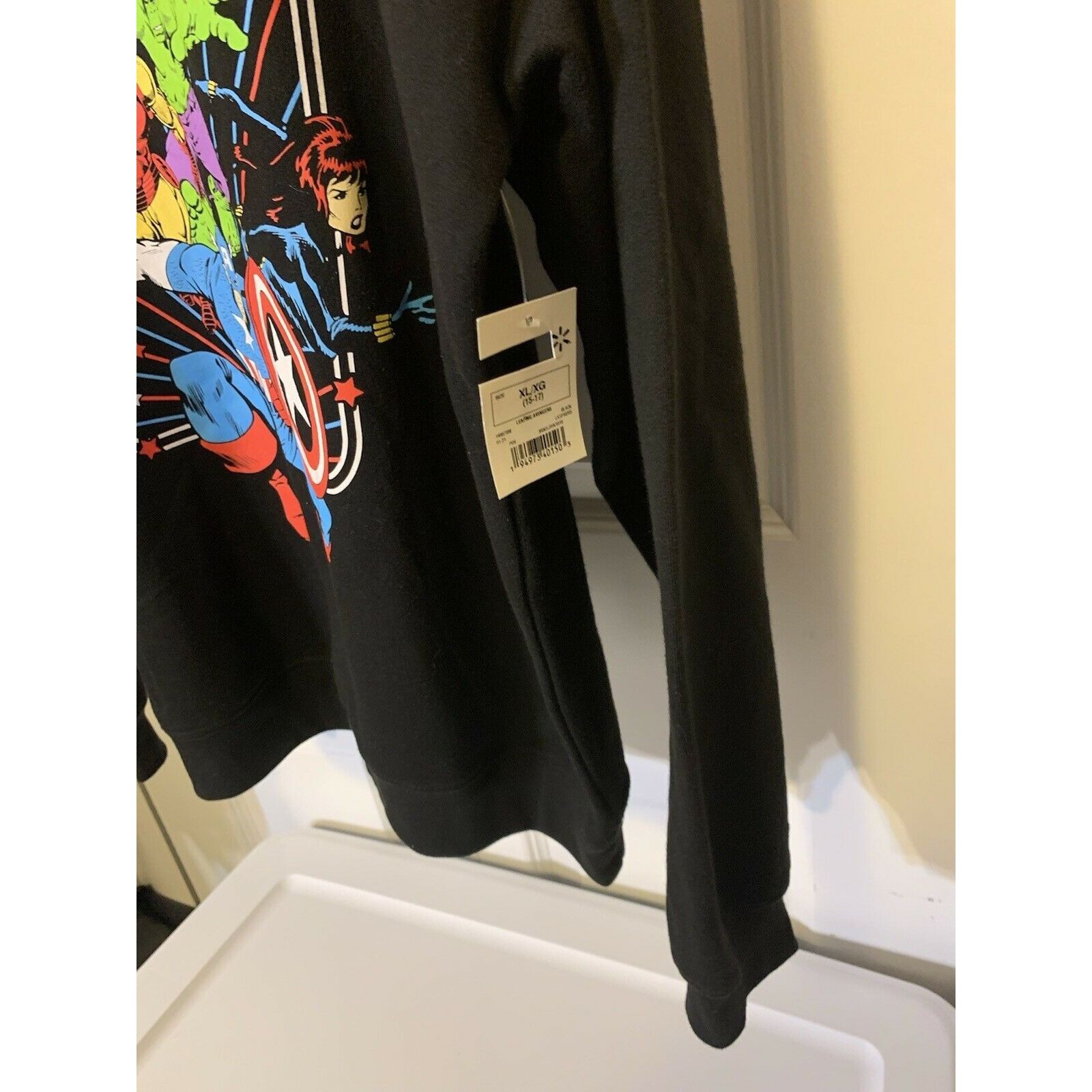 Marvel Comics New Marvel Avengers Men’s Sz XL 15-17 Sweatshirt NWT Size US XL / EU 56 / 4 - 5 Thumbnail