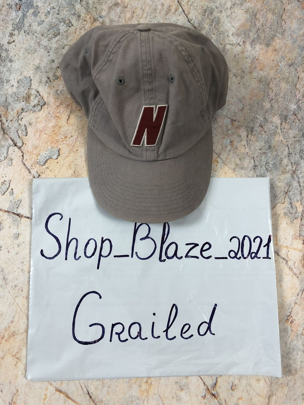 Nike × Vintage Nike air vintage gray logo cap Size ONE SIZE - 2 Thumbnail