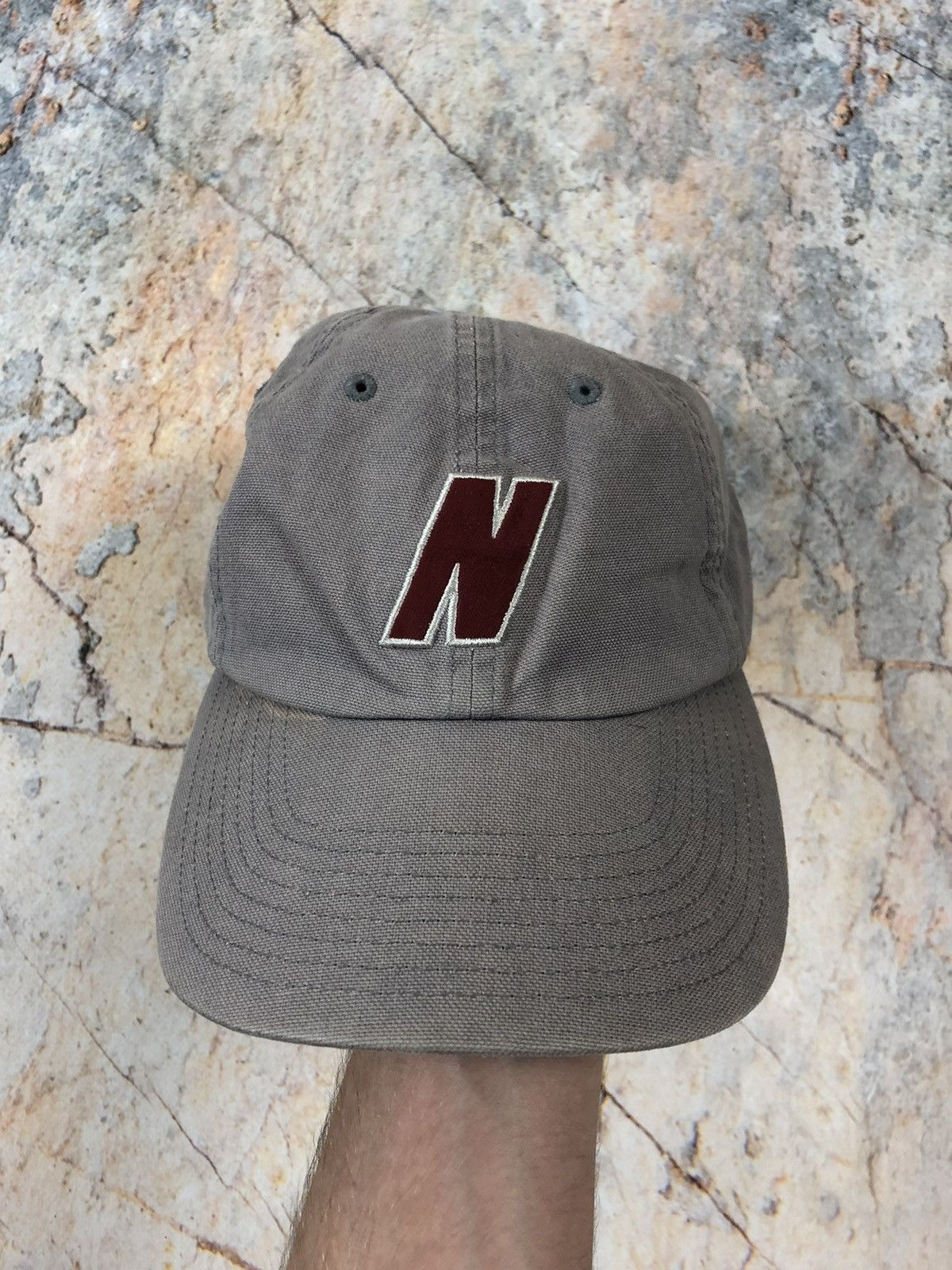 Nike × Vintage Nike air vintage gray logo cap Size ONE SIZE - 3 Thumbnail