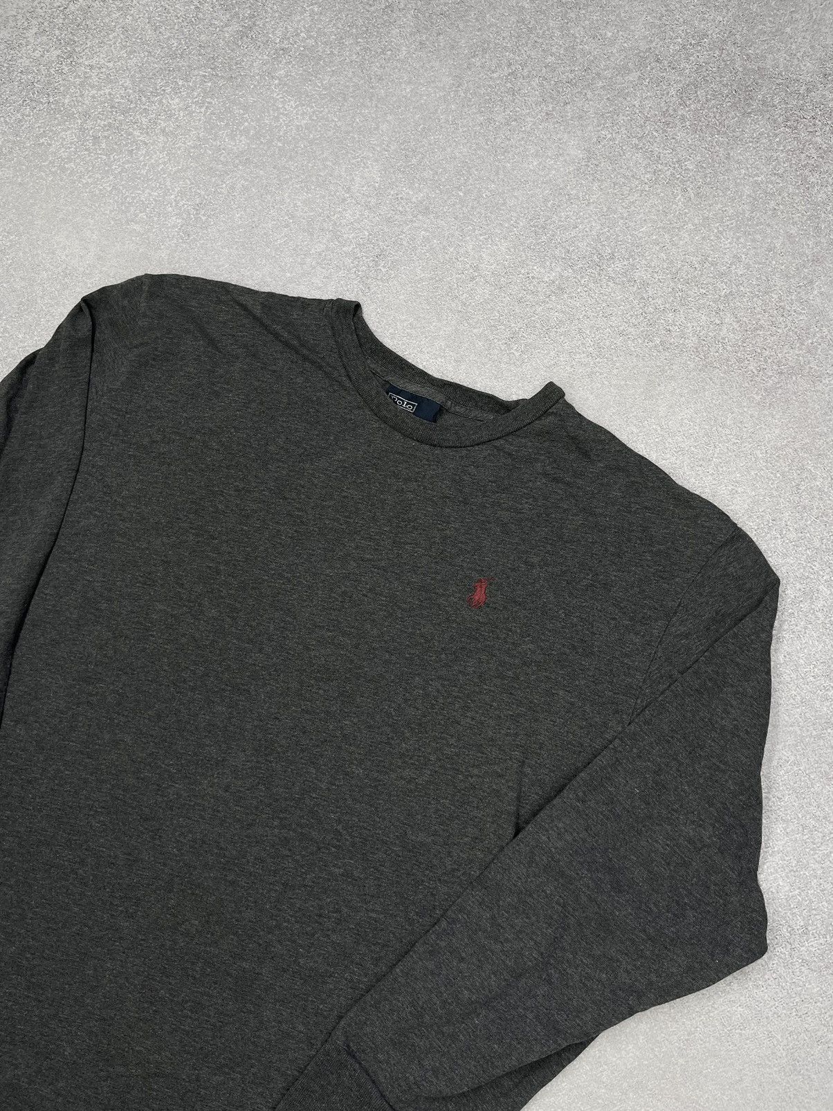 Polo Ralph Lauren Vintage Polo Ralph Lauren Longsleeve Grey Y2K Rugby Size US M / EU 48-50 / 2 - 3 Thumbnail