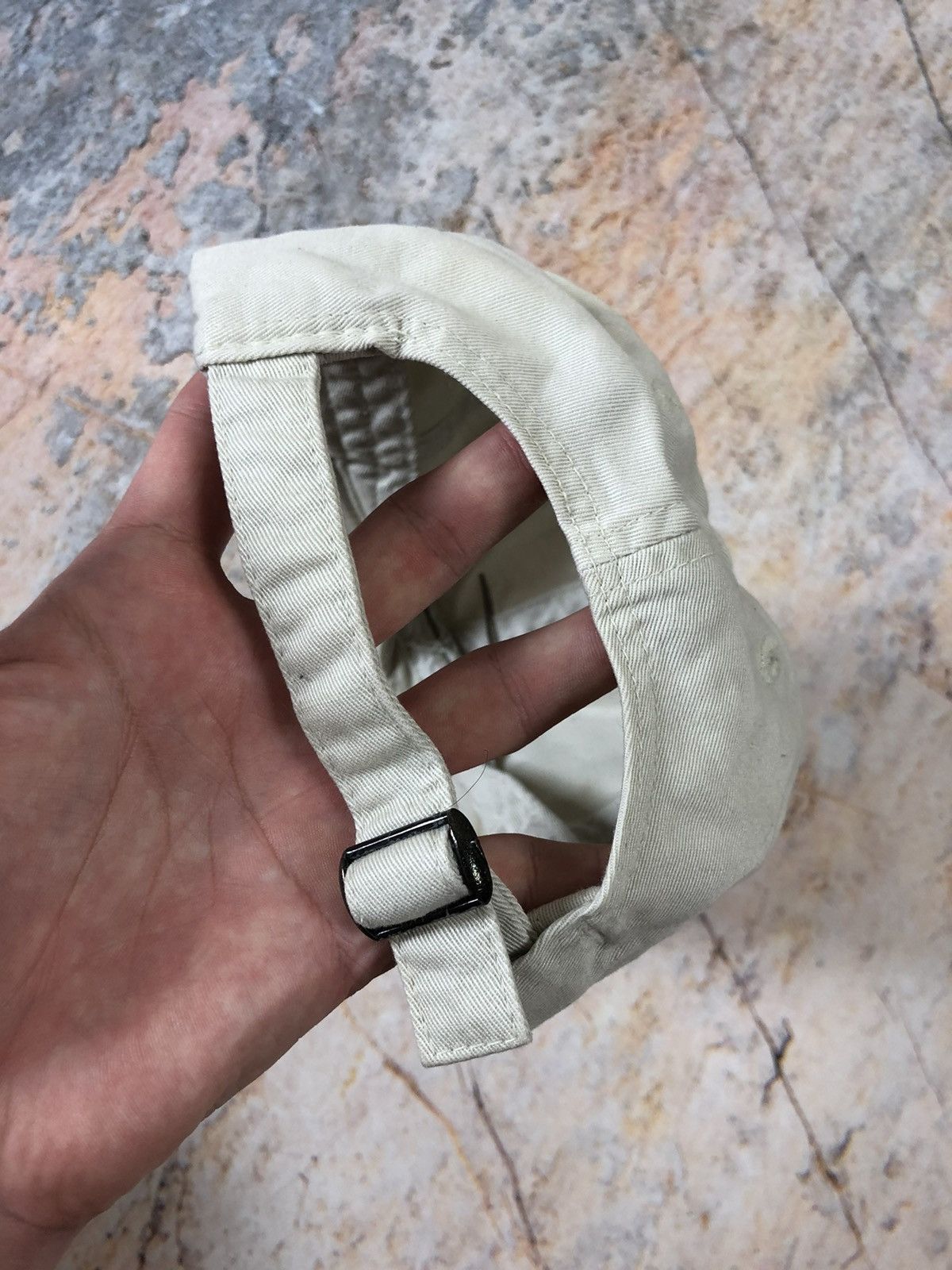 Nike × Vintage Nike vintage white big logo cap Size ONE SIZE - 4 Thumbnail