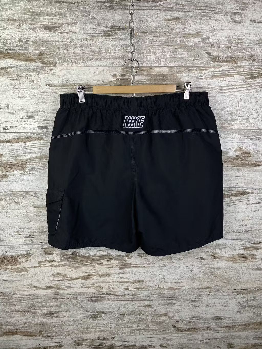 Nike × Vintage Mens Vintage Nike Cargo shorts streetwear y2k rare acg drill Size US 36 / EU 52 - 4 Thumbnail