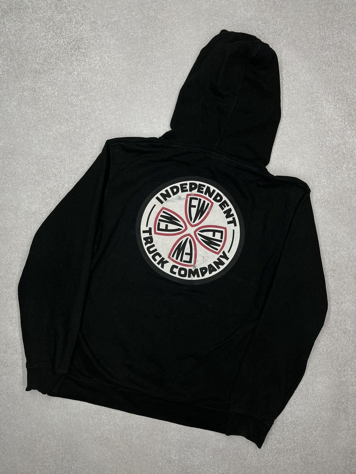 Vintage Independent Truck Co. Hoodie Big Logo Skateboard Y2K