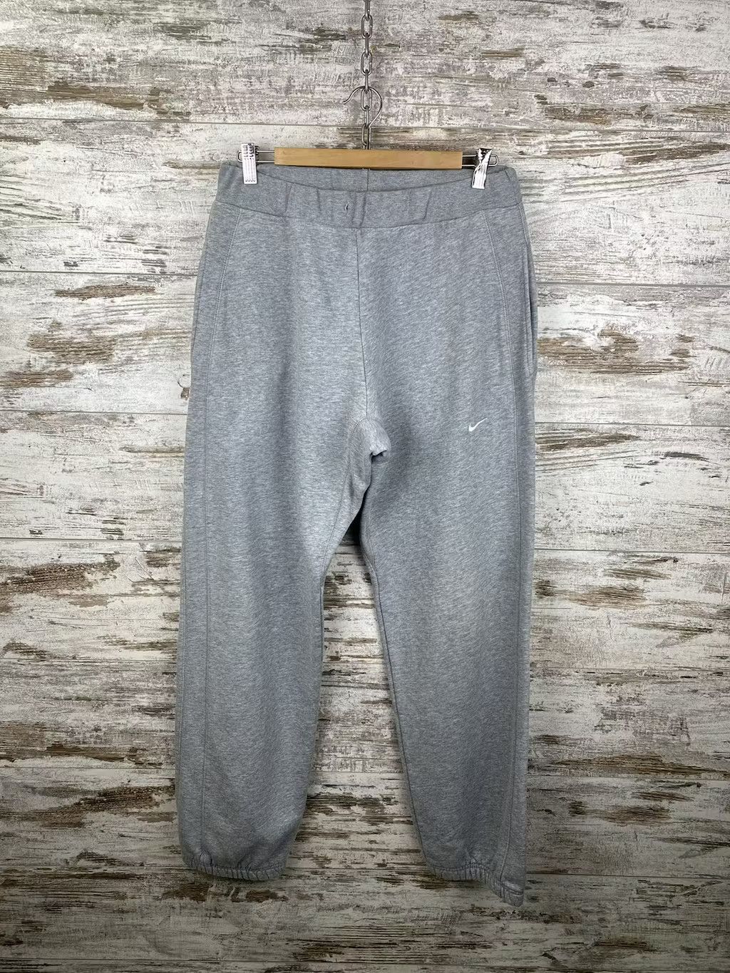 Nike × Vintage Mens Vintage Nike sweatpants 90s swoosh logo joggers rare Size US 36 / EU 52 - 2 Thumbnail
