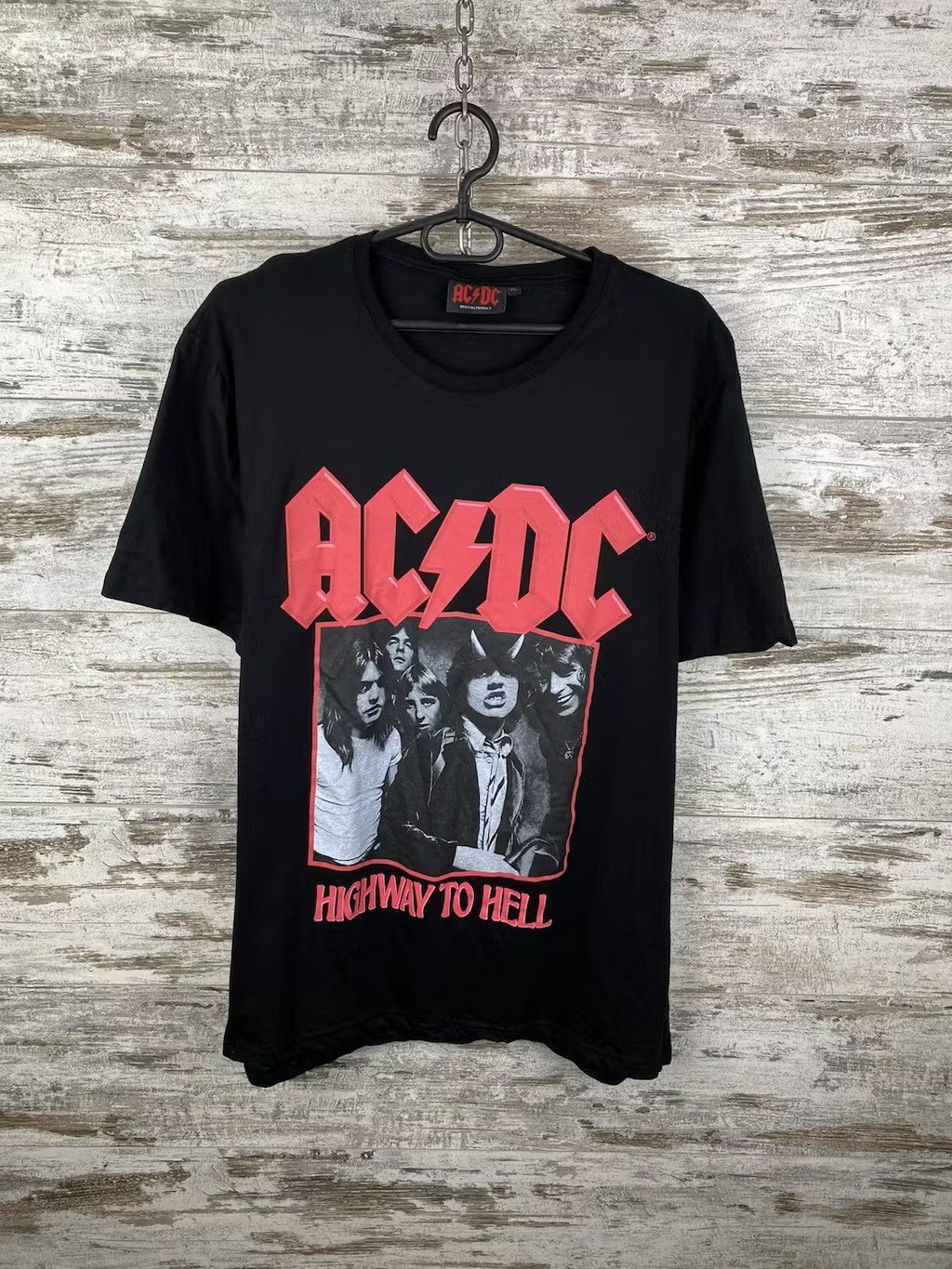 AC/DC Mens Vintage ACDC T Shirt rock band tee Size US L / EU 52-54 / 3 - 1 Thumbnail