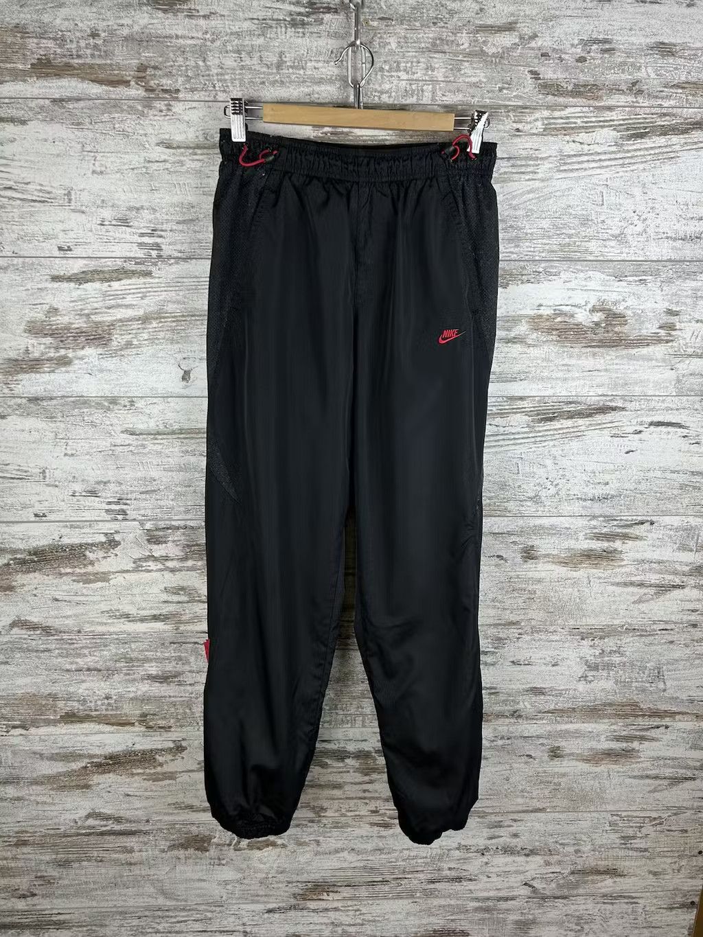 Nike × Vintage Mens Vintage Nike drill pants streetwear y2k air sweatpants Size US 30 / EU 46 - 24 Thumbnail