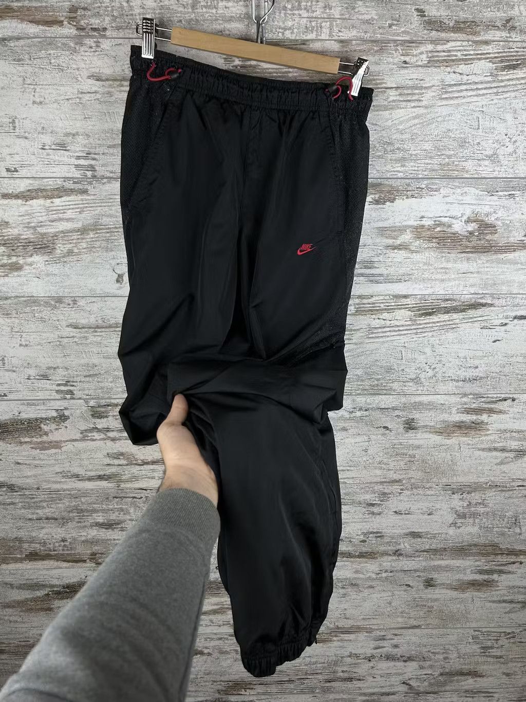 Nike × Vintage Mens Vintage Nike drill pants streetwear y2k air sweatpants Size US 30 / EU 46 - 20 Thumbnail