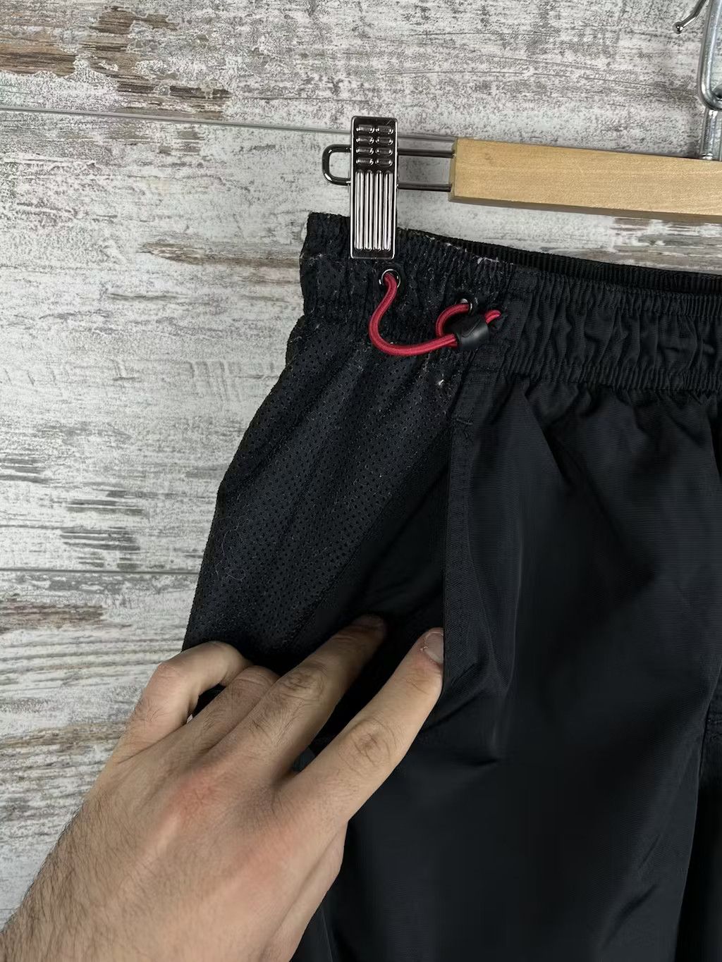 Nike × Vintage Mens Vintage Nike drill pants streetwear y2k air sweatpants Size US 30 / EU 46 - 4 Thumbnail