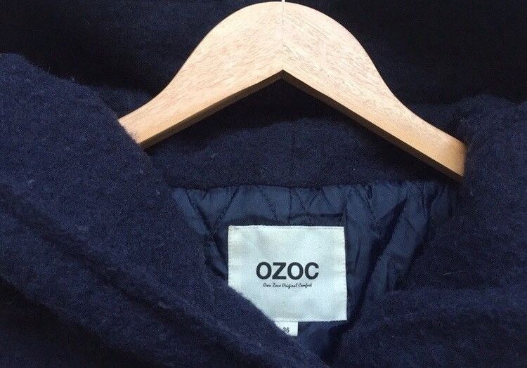 Japanese Brand 🔥Ozoc Wool Nice Long Jacket With Hoodies Size US S / EU 44-46 / 1 - 3 Thumbnail