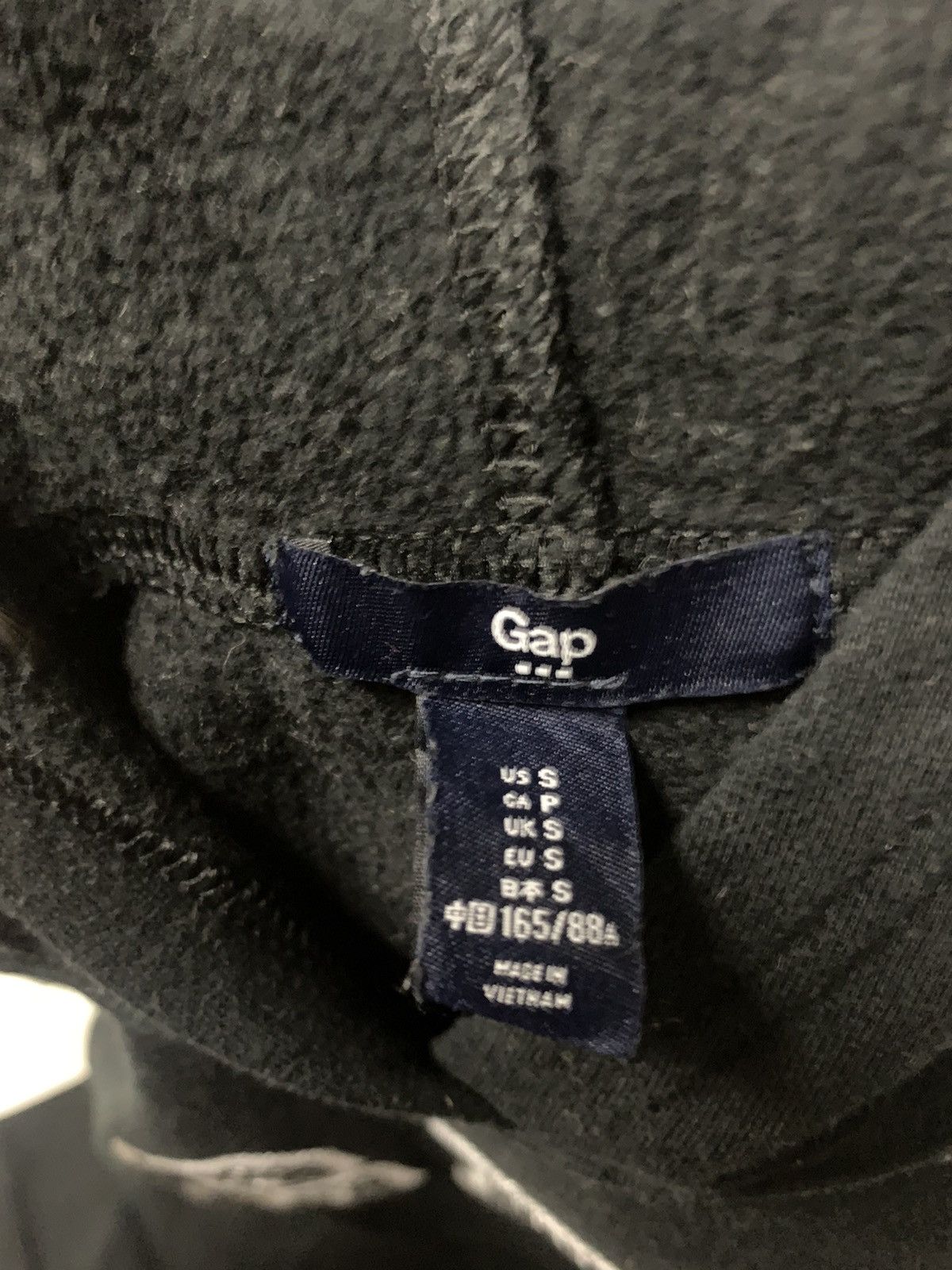 Gap × Vintage Gap Black Sweatshirts With Hoodies Size US S / EU 44-46 / 1 - 5 Thumbnail