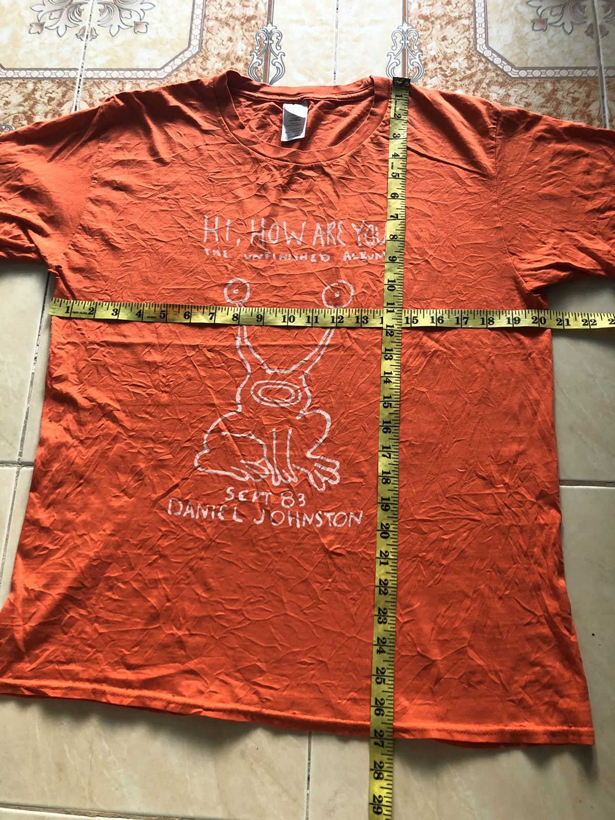Other DANIEL JOHNSTON KURT COBAIN DESIGN STYLE DISTRESSED SHIRT Size US M / EU 48-50 / 2 - 12 Thumbnail