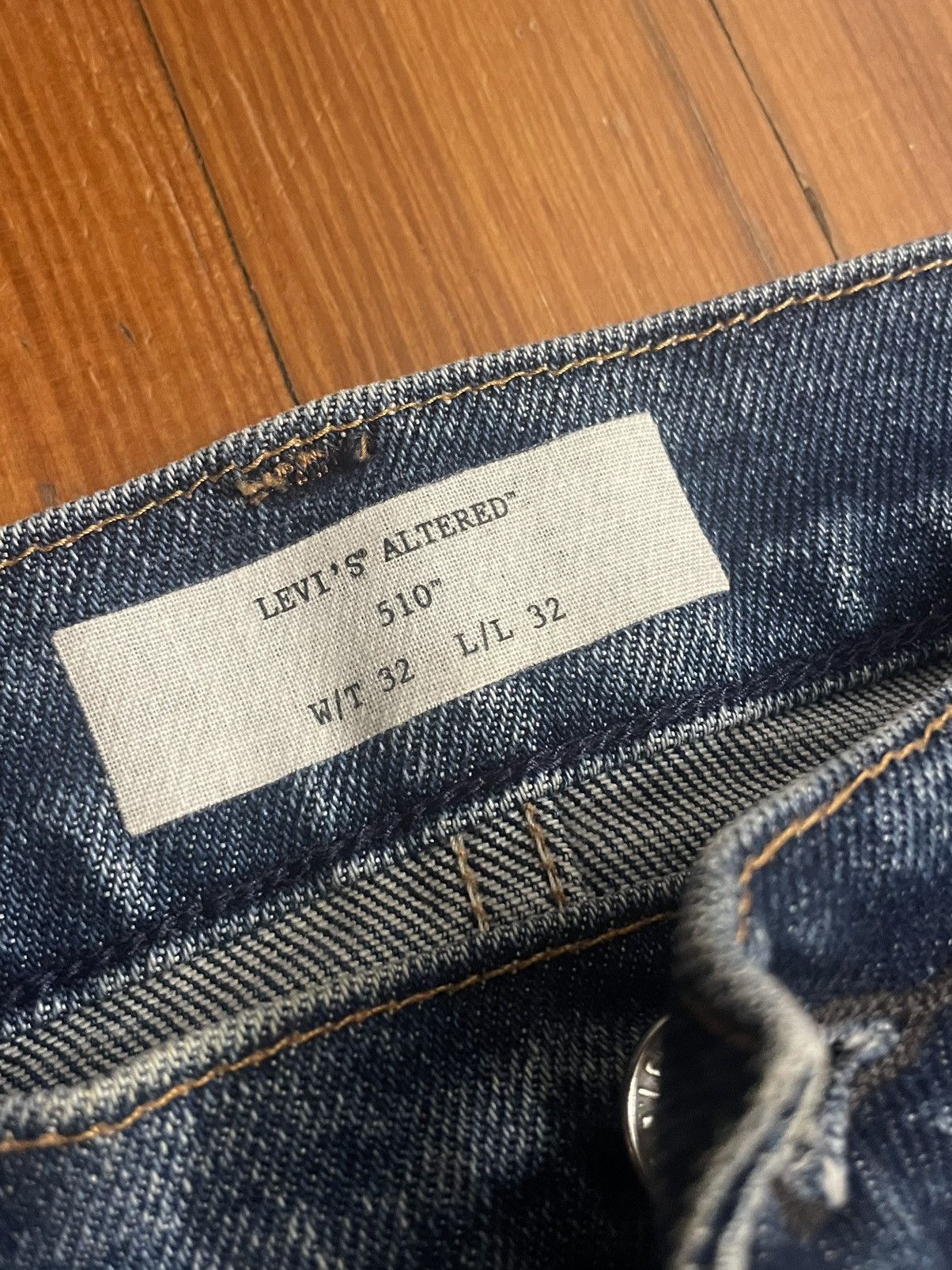 Levi's Vintage Clothing LEVI’S Altered Denim Professional Reclaimed by SSENSE 32 Size US 32 / EU 48 - 3 Thumbnail
