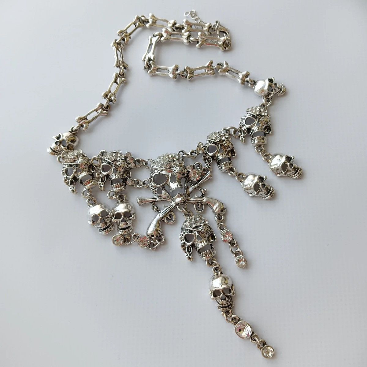 Jewelry Skull Tassel Necklaces Size ONE SIZE - 3 Thumbnail