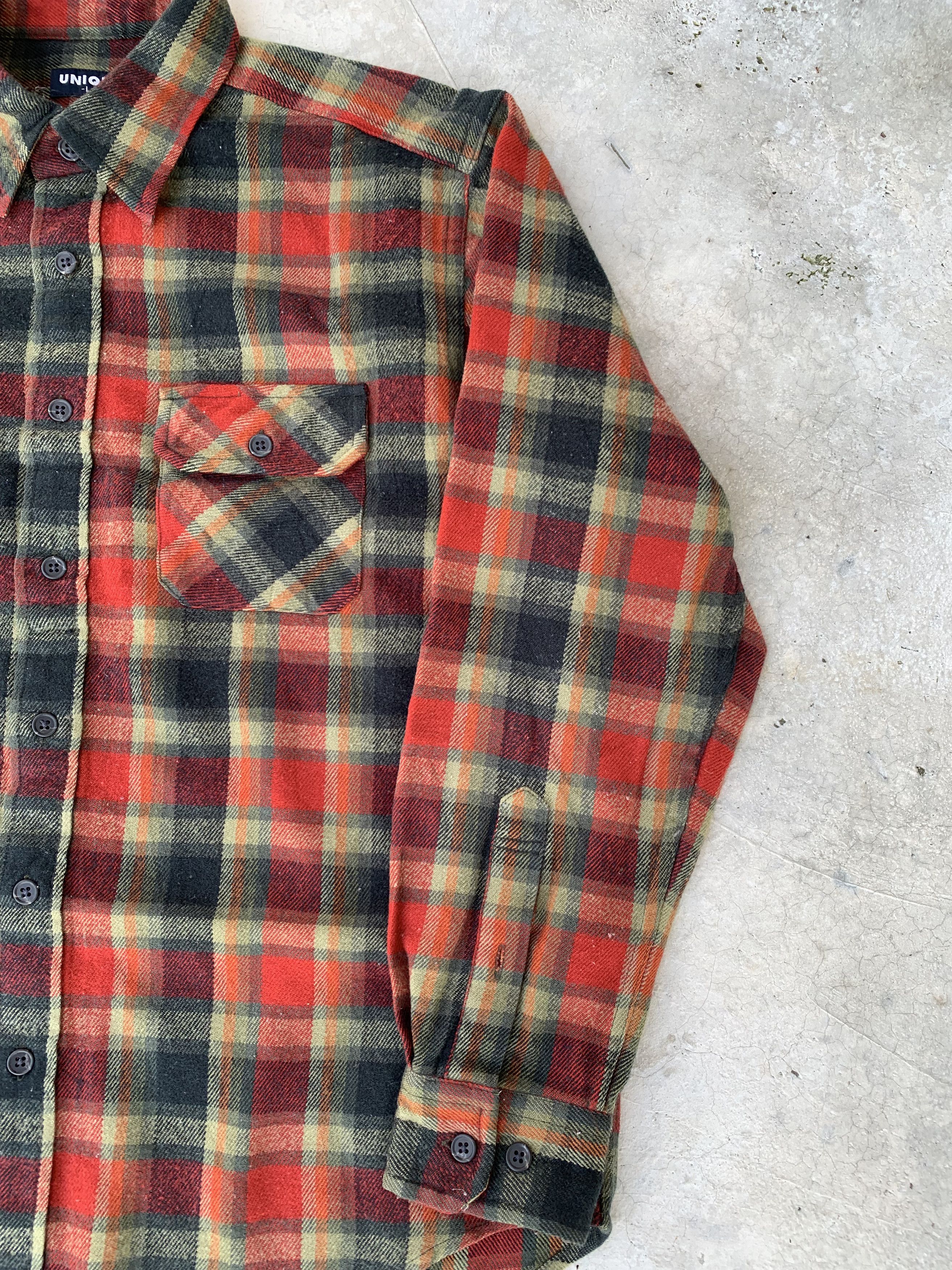 Uniqlo Vintage Uniqlo Plaid Flannel Size US L / EU 52-54 / 3 - 3 Thumbnail