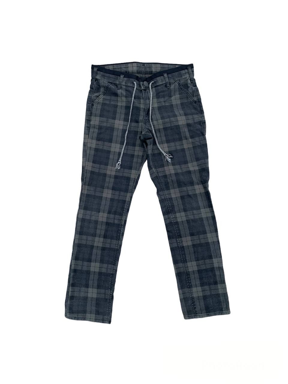 Edwin Vintage Edwin 503 Jersey Plaid Check Pants Size US 30 / EU 46 - 1 Thumbnail