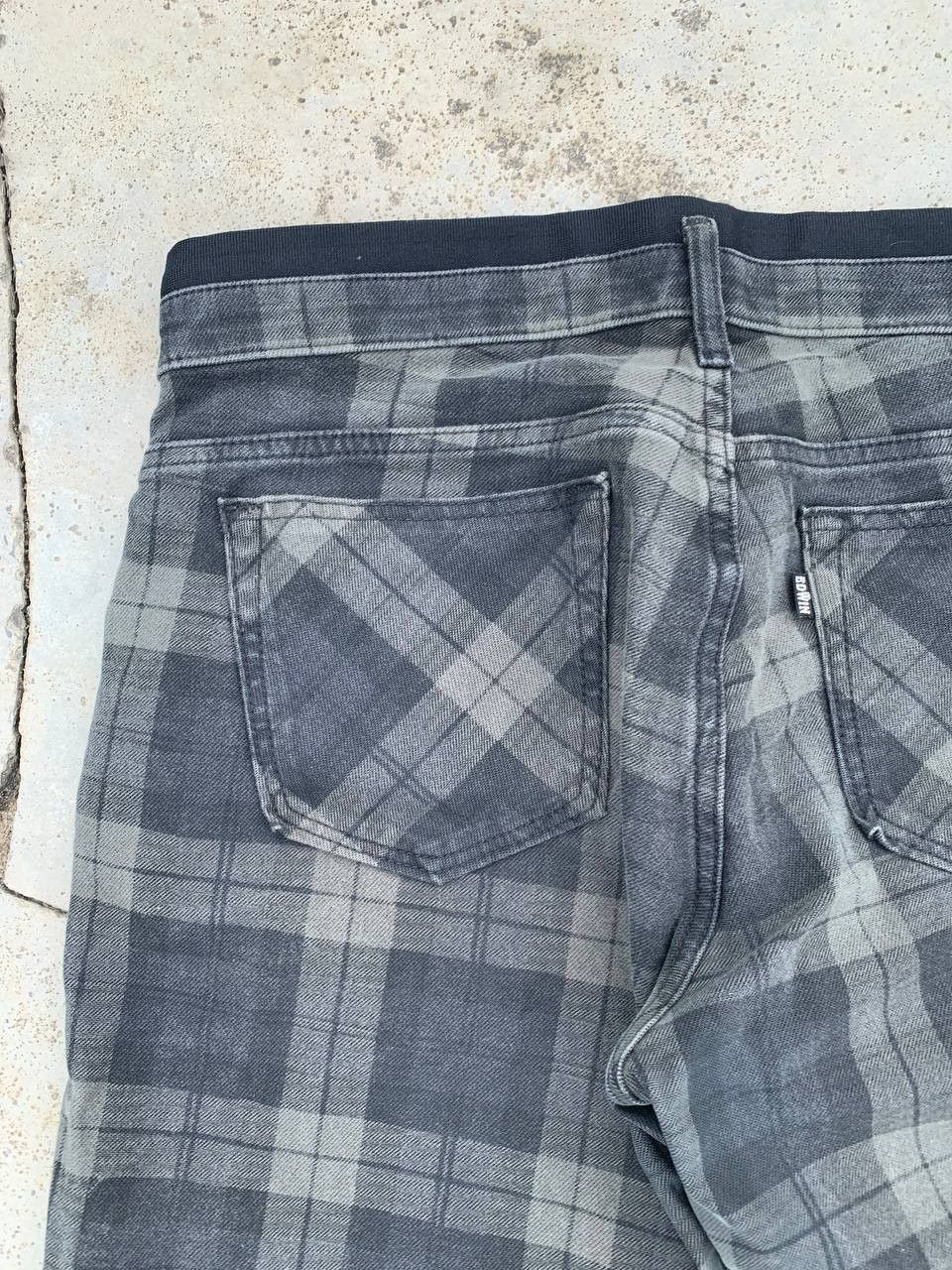 Edwin Vintage Edwin 503 Jersey Plaid Check Pants Size US 30 / EU 46 - 8 Thumbnail