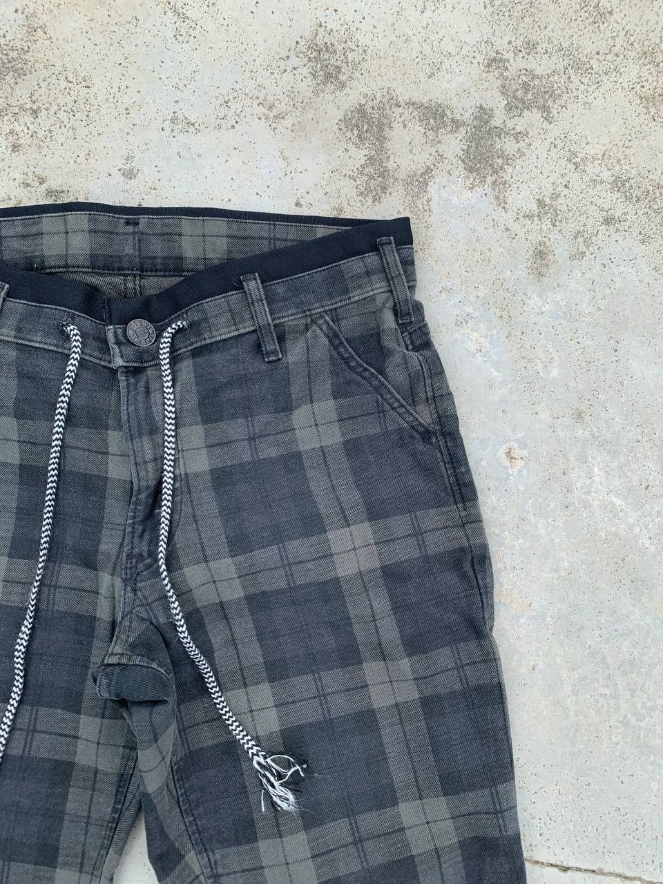 Edwin Vintage Edwin 503 Jersey Plaid Check Pants Size US 30 / EU 46 - 3 Thumbnail