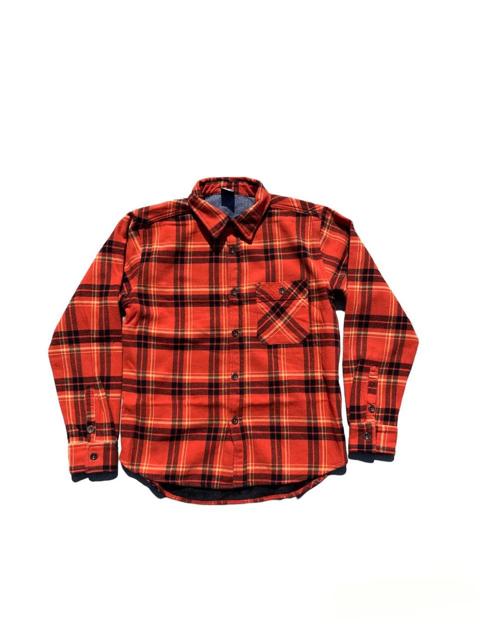 Japanese Brand Fieldcore Velvet Fleece Lined Tartan Plaid Flannel Size US S / EU 44-46 / 1 - 1 Thumbnail