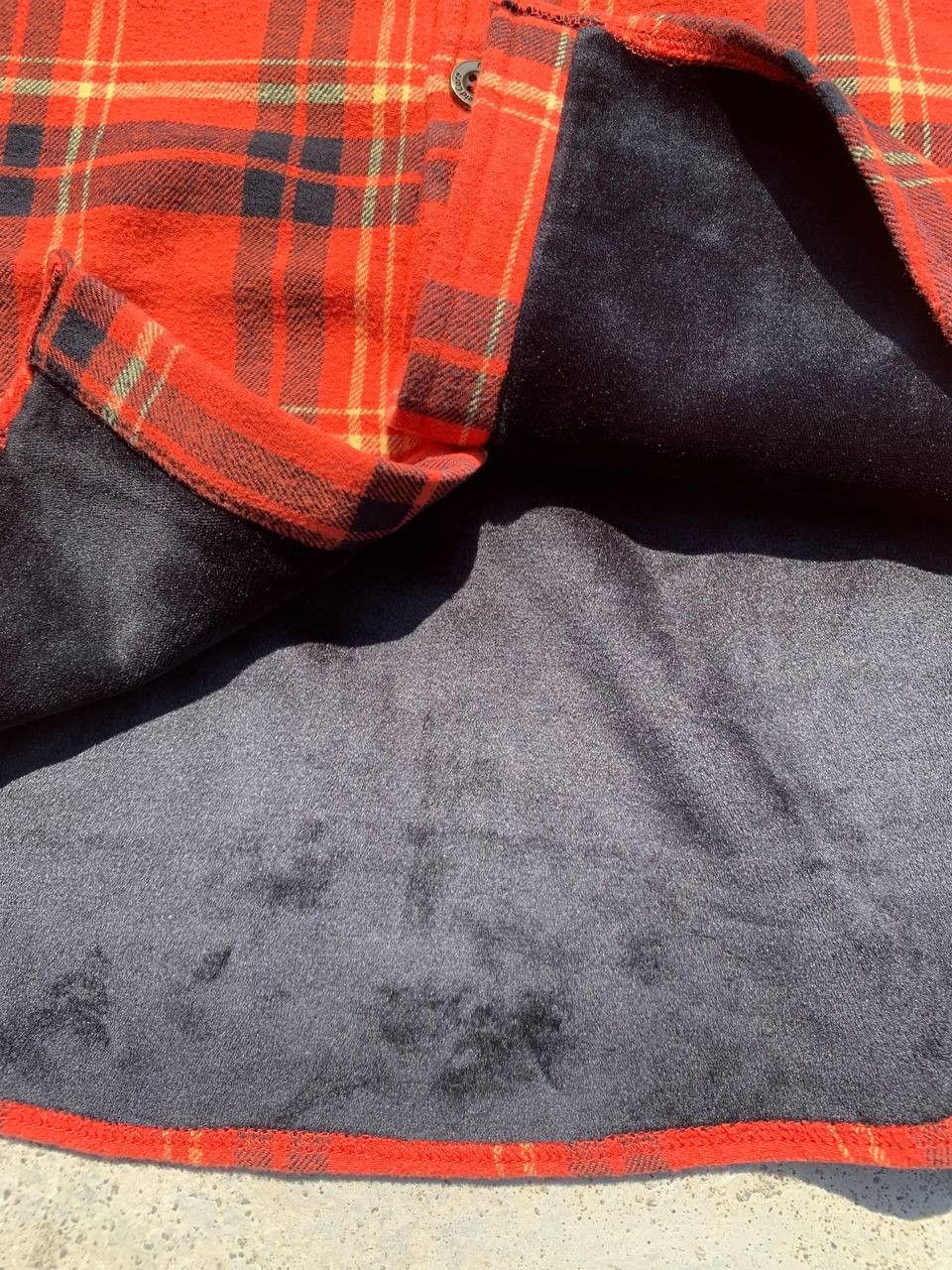 Japanese Brand Fieldcore Velvet Fleece Lined Tartan Plaid Flannel Size US S / EU 44-46 / 1 - 3 Thumbnail