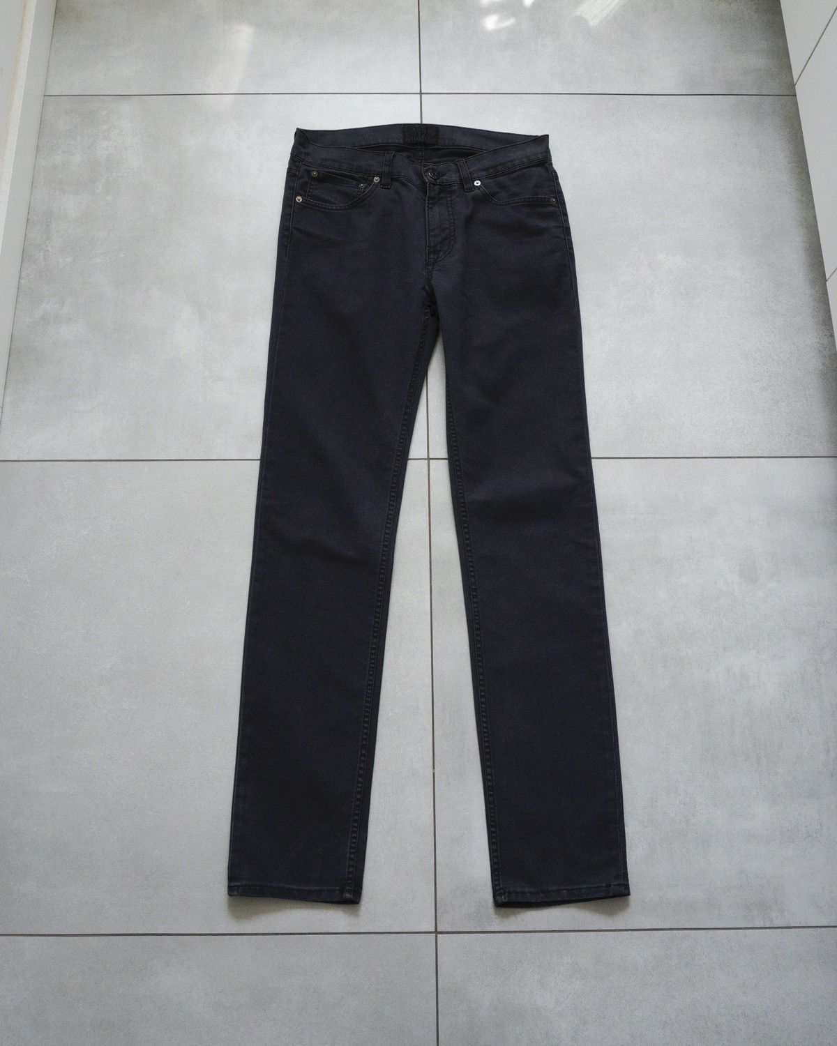 image of Acne Studios Ace Ups Black Denim Jeans Pants, Men's (Size 31)