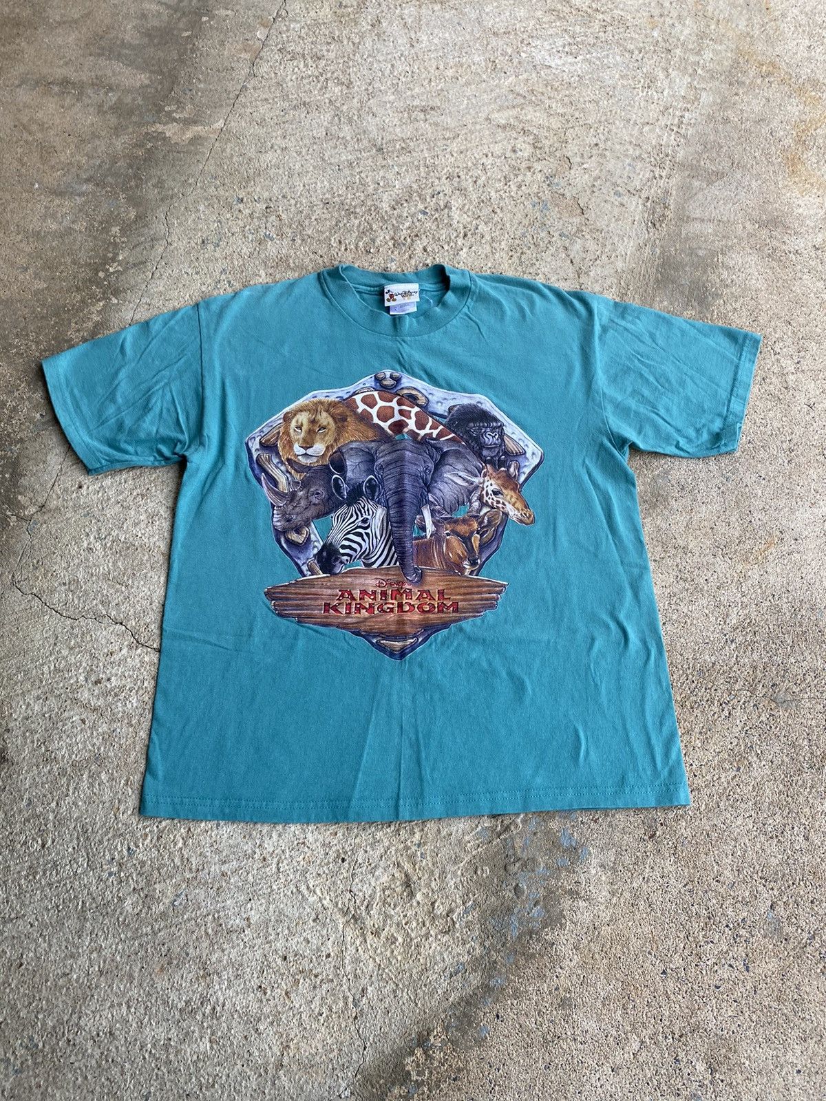 Disney × Vintage Vintage Y2K 90’s Disney Animal Kingdom Shirt Size US L / EU 52-54 / 3 - 1 Thumbnail