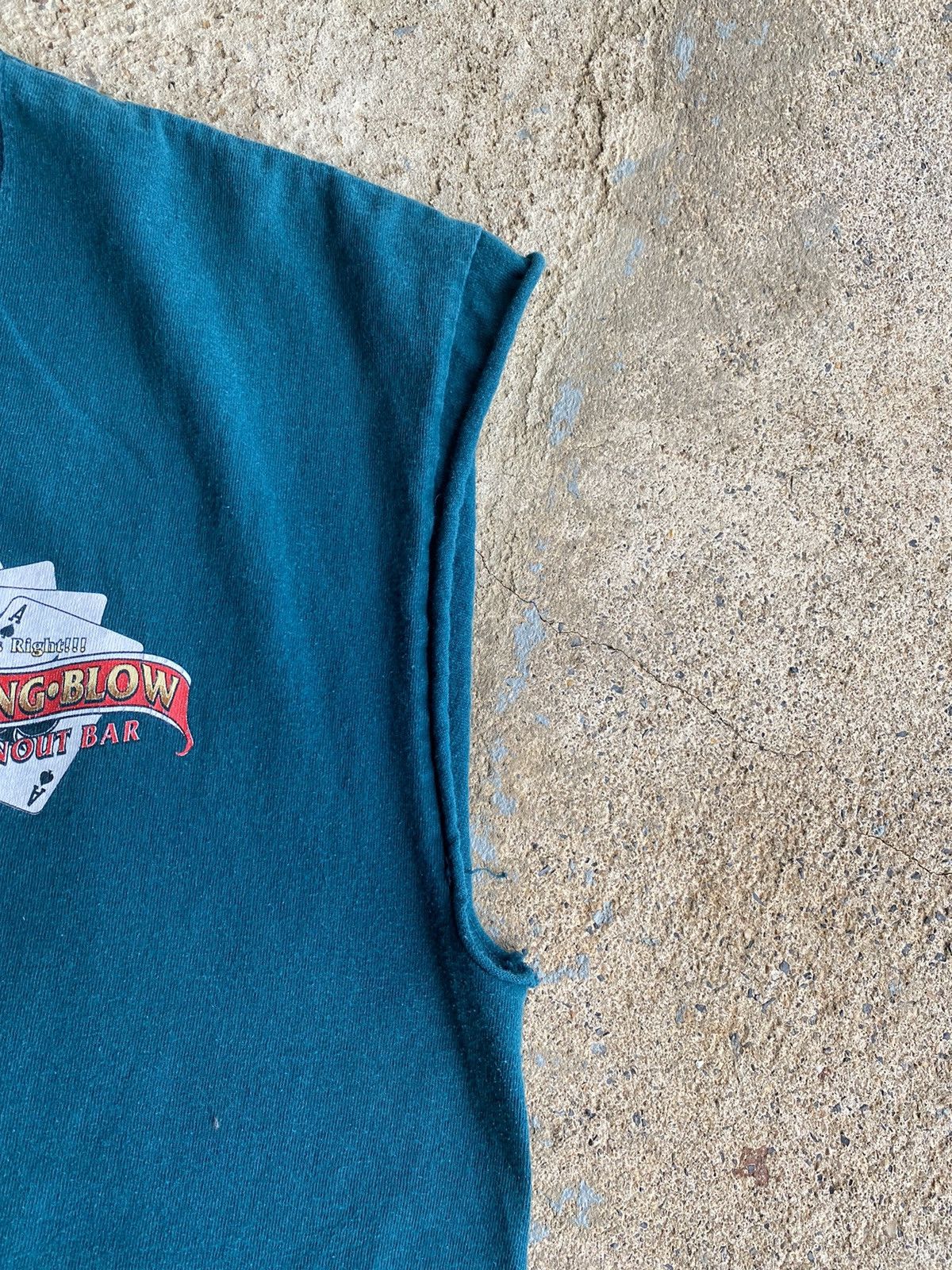 Harley Davidson × Vintage Vintage Y2K Suck Bang Blow Biker Bar Sleeveless Shirt Size US L / EU 52-54 / 3 - 8 Thumbnail