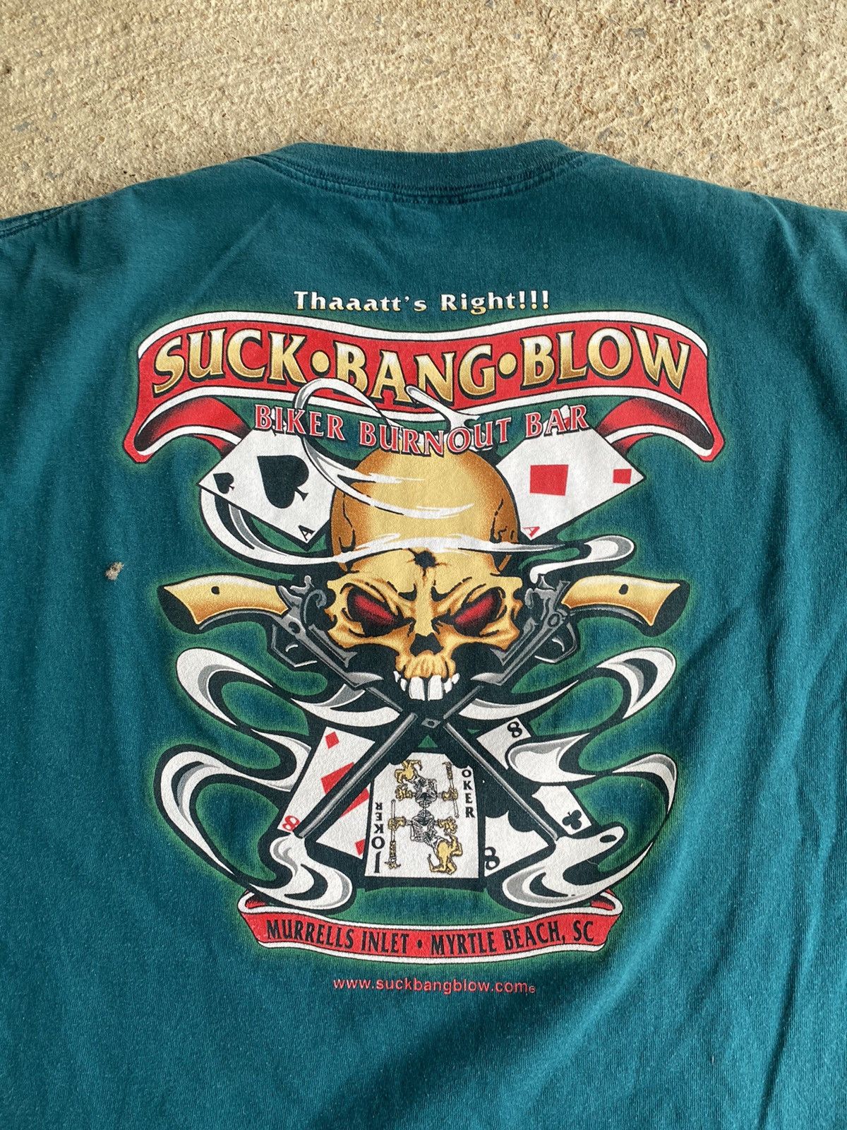 Harley Davidson × Vintage Vintage Y2K Suck Bang Blow Biker Bar Sleeveless Shirt Size US L / EU 52-54 / 3 - 2 Thumbnail