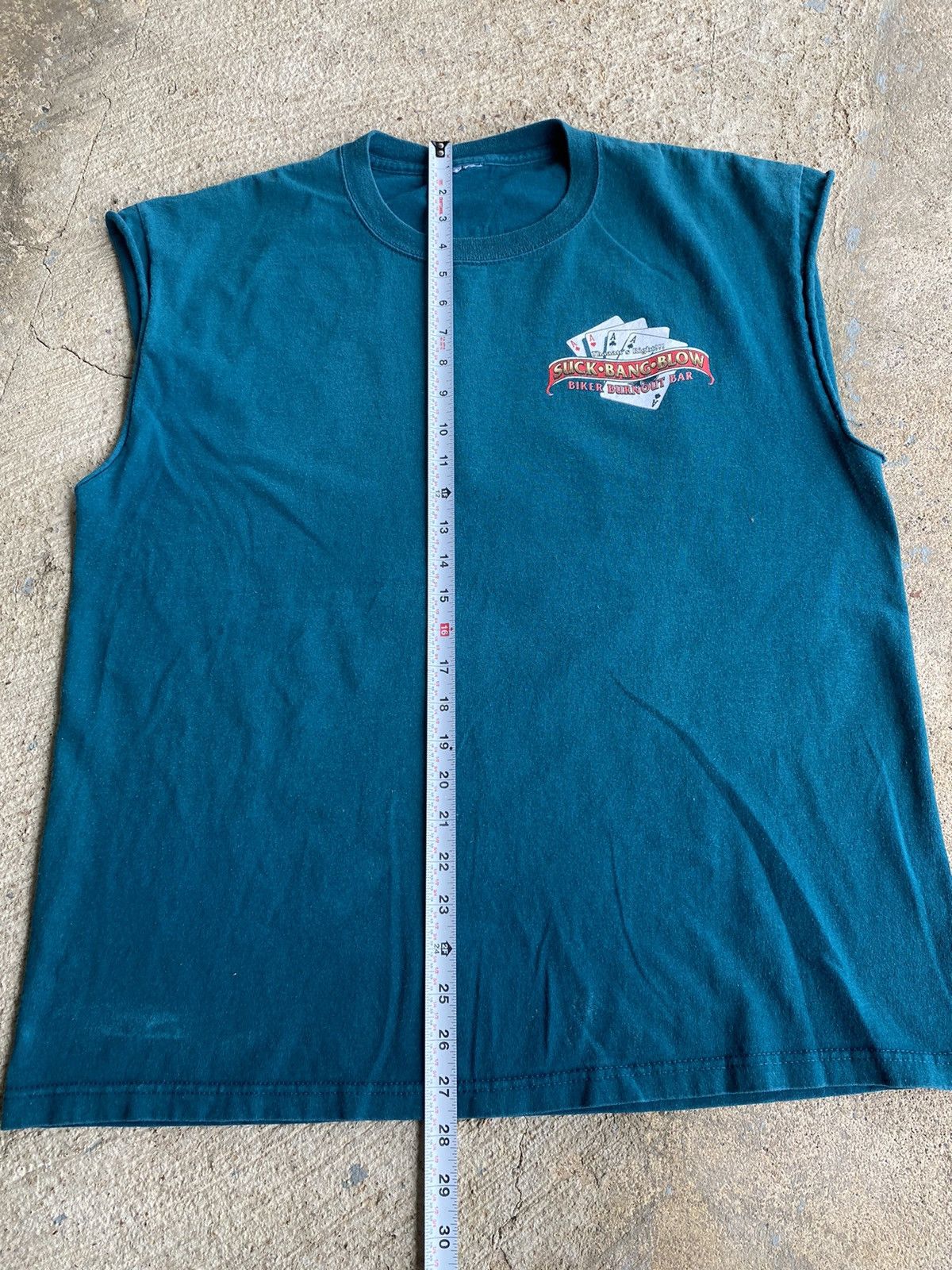 Harley Davidson × Vintage Vintage Y2K Suck Bang Blow Biker Bar Sleeveless Shirt Size US L / EU 52-54 / 3 - 11 Thumbnail