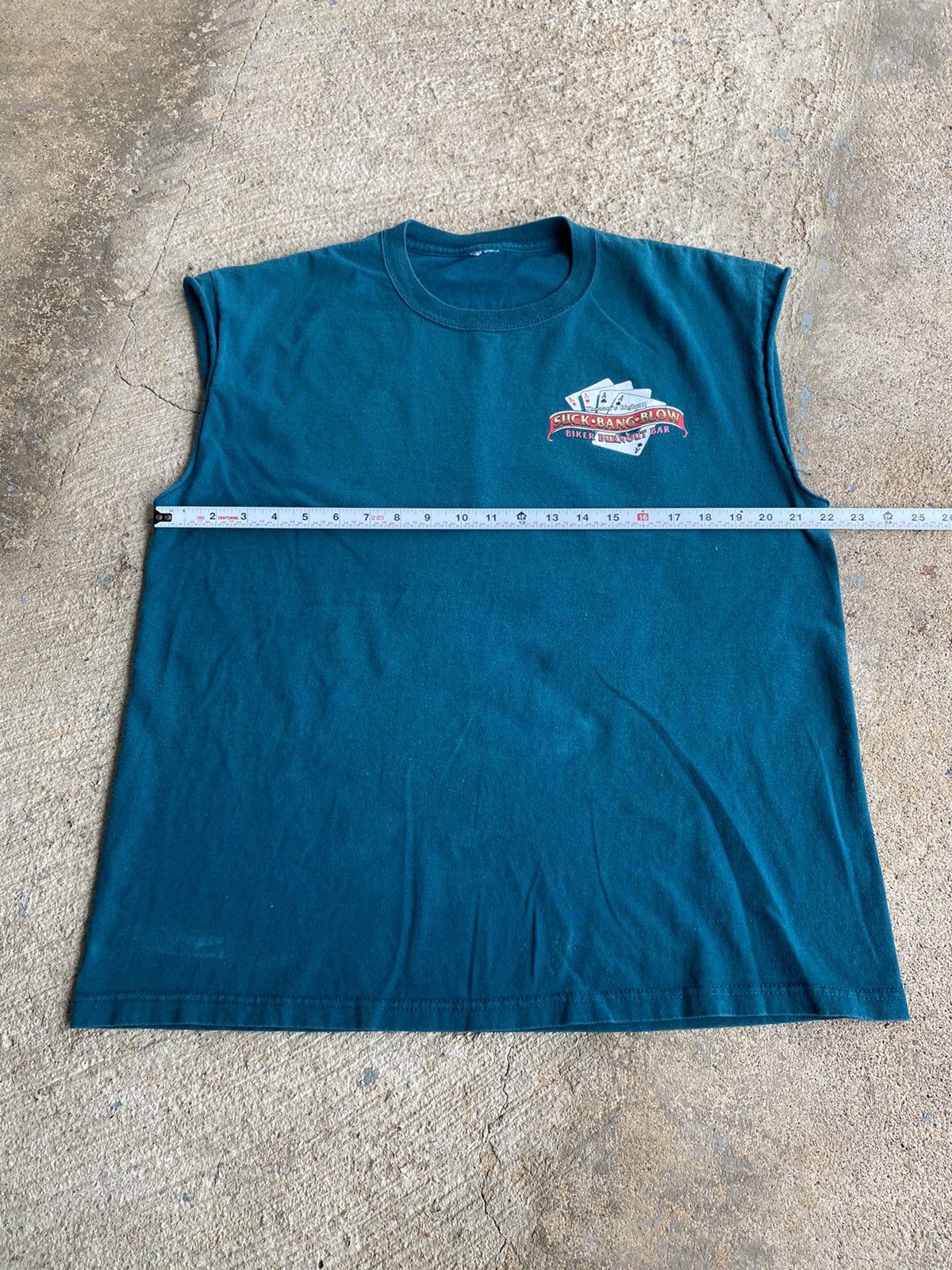 Harley Davidson × Vintage Vintage Y2K Suck Bang Blow Biker Bar Sleeveless Shirt Size US L / EU 52-54 / 3 - 12 Thumbnail