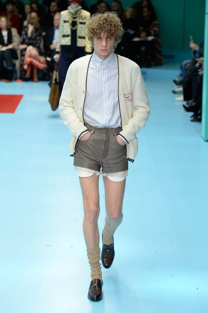 Gucci Rare 2000USD value Gucci runaway lamb leather shorts Size US 34 / EU 50 - 11 Thumbnail