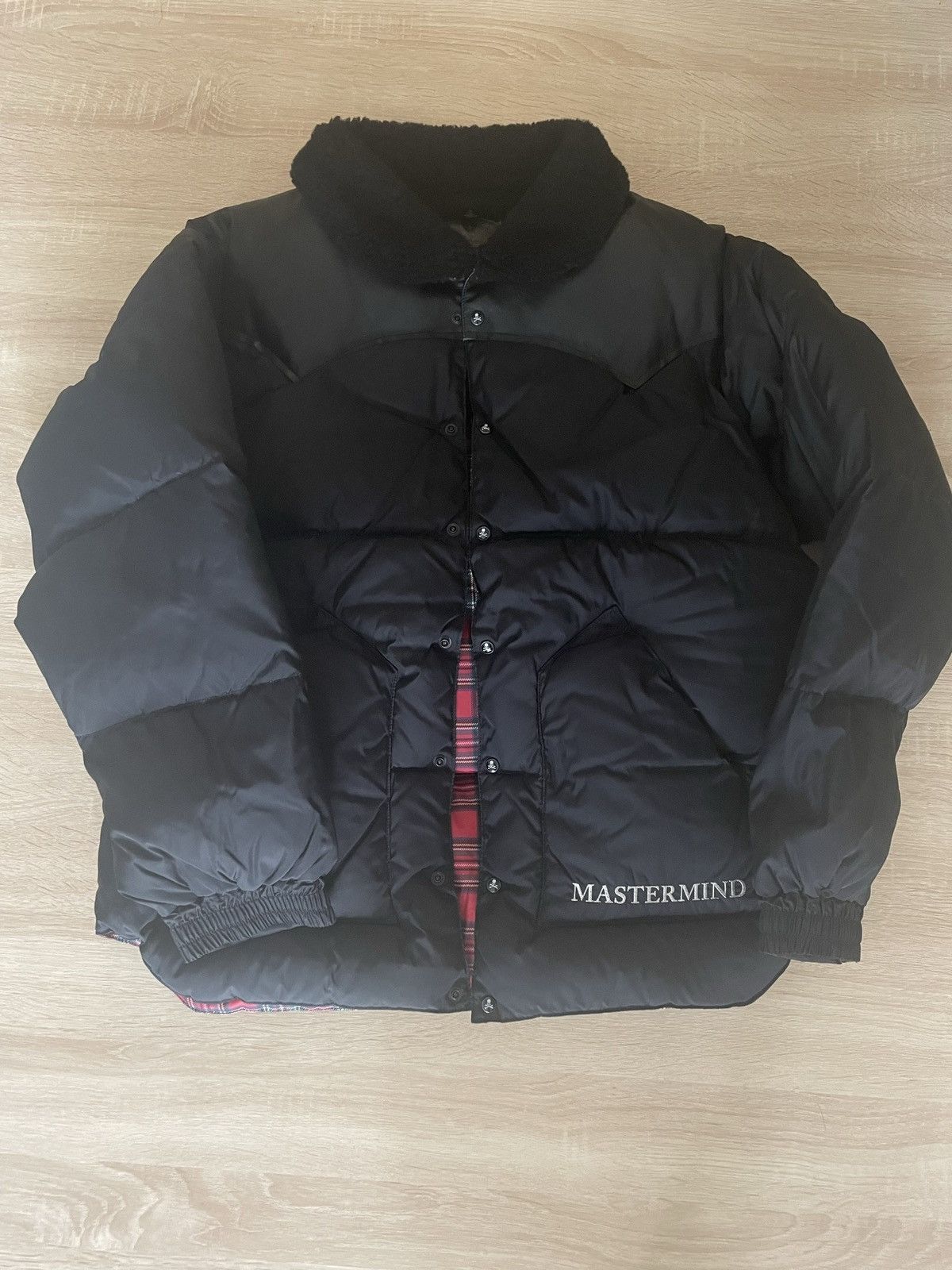Mastermind Japan Mmj x Rocky Mountain down jacket | Grailed