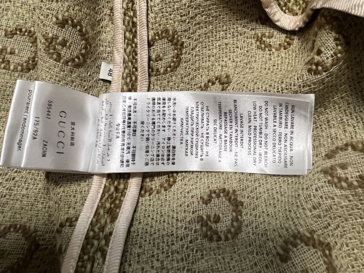 Gucci Gucci FW19 Textured G Wool coat with label Size US M / EU 48-50 / 2 - 18 Thumbnail