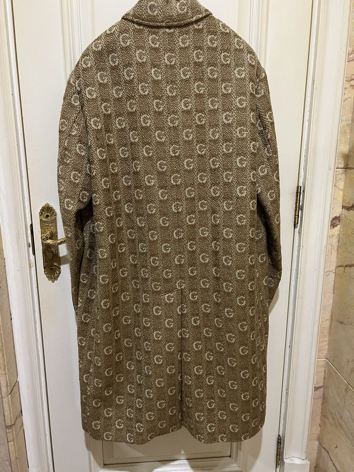 Gucci Gucci FW19 Textured G Wool coat with label Size US M / EU 48-50 / 2 - 10 Thumbnail