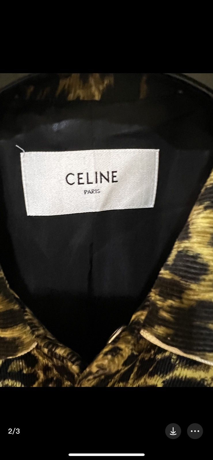 Celine × Hedi Slimane Classic babycat Teddy jacket Size US S / EU 44-46 / 1 - 3 Thumbnail