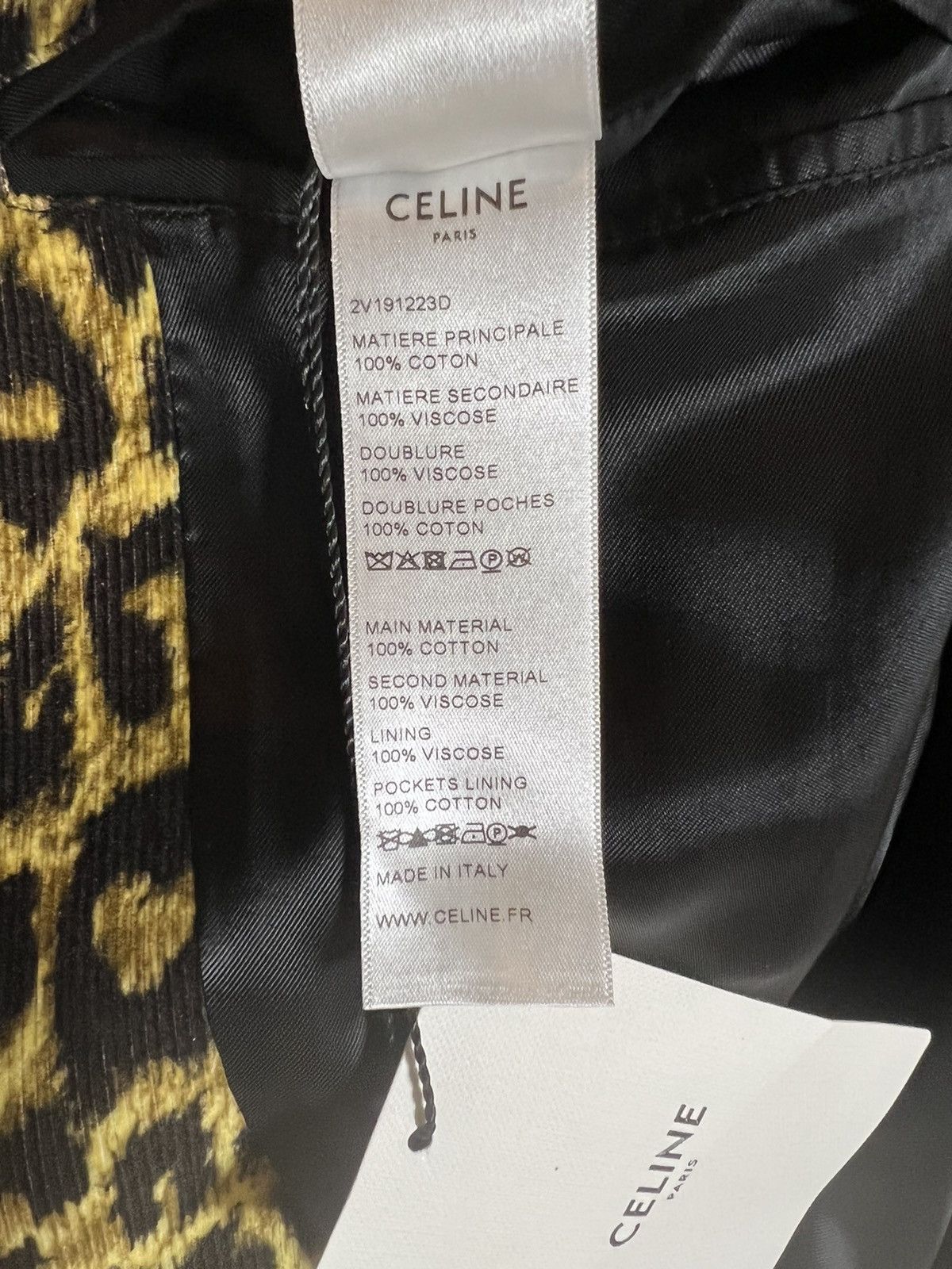 Celine × Hedi Slimane Classic babycat Teddy jacket Size US S / EU 44-46 / 1 - 6 Thumbnail